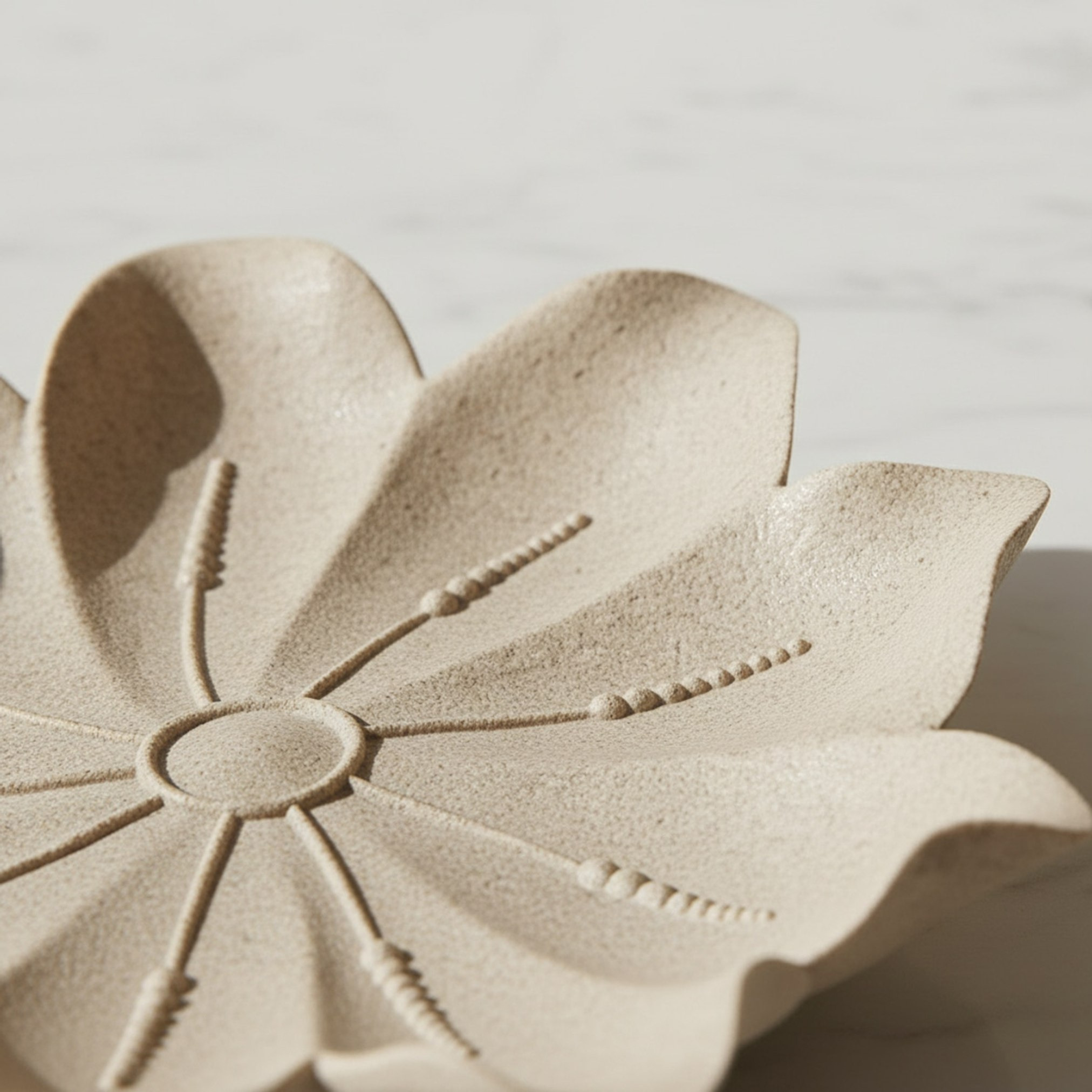 Wren Ema Umber Decorative Flower Tray - 25.5x25x4.5 cm-hbxhomeware-hbxdecorandfurnishings-image-3