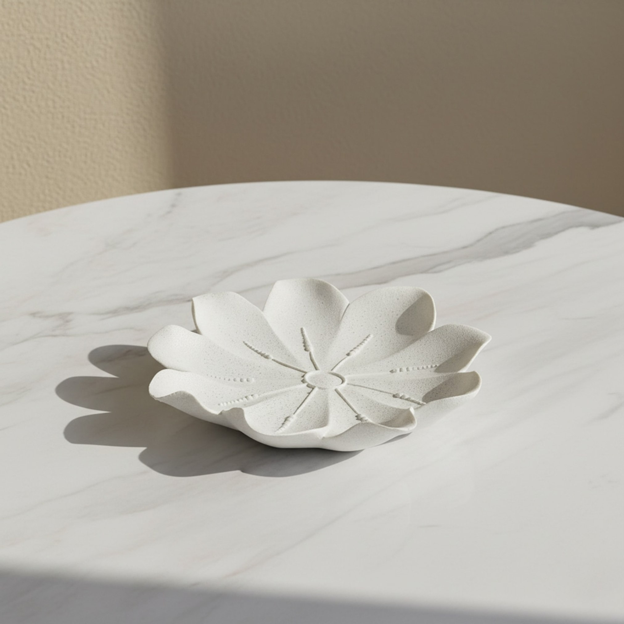 Wren Ema Monochrome Decorative Flower Tray - 25.5x25x4.5 cm-hbxhomeware-hbxdecorandfurnishings-image-1