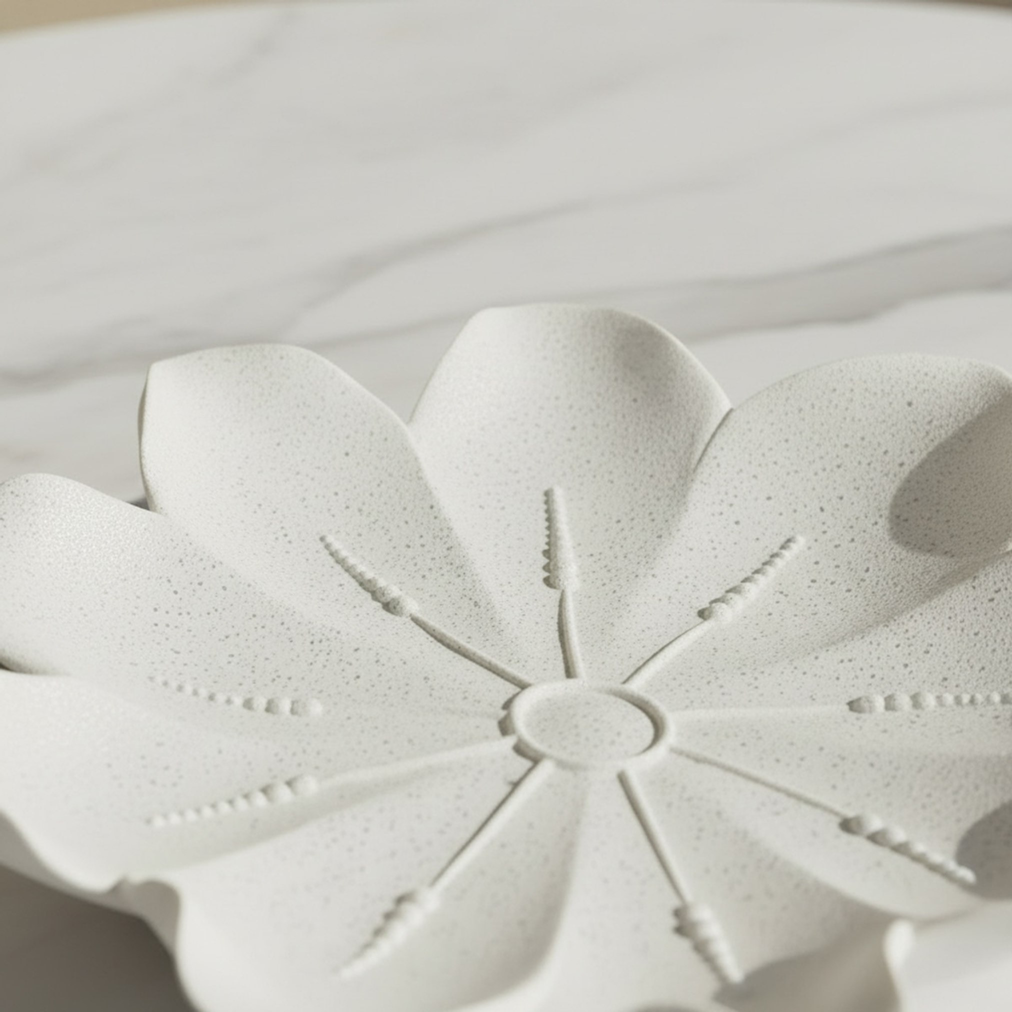 Wren Ema Monochrome Decorative Flower Tray - 25.5x25x4.5 cm-hbxhomeware-hbxdecorandfurnishings-image-2