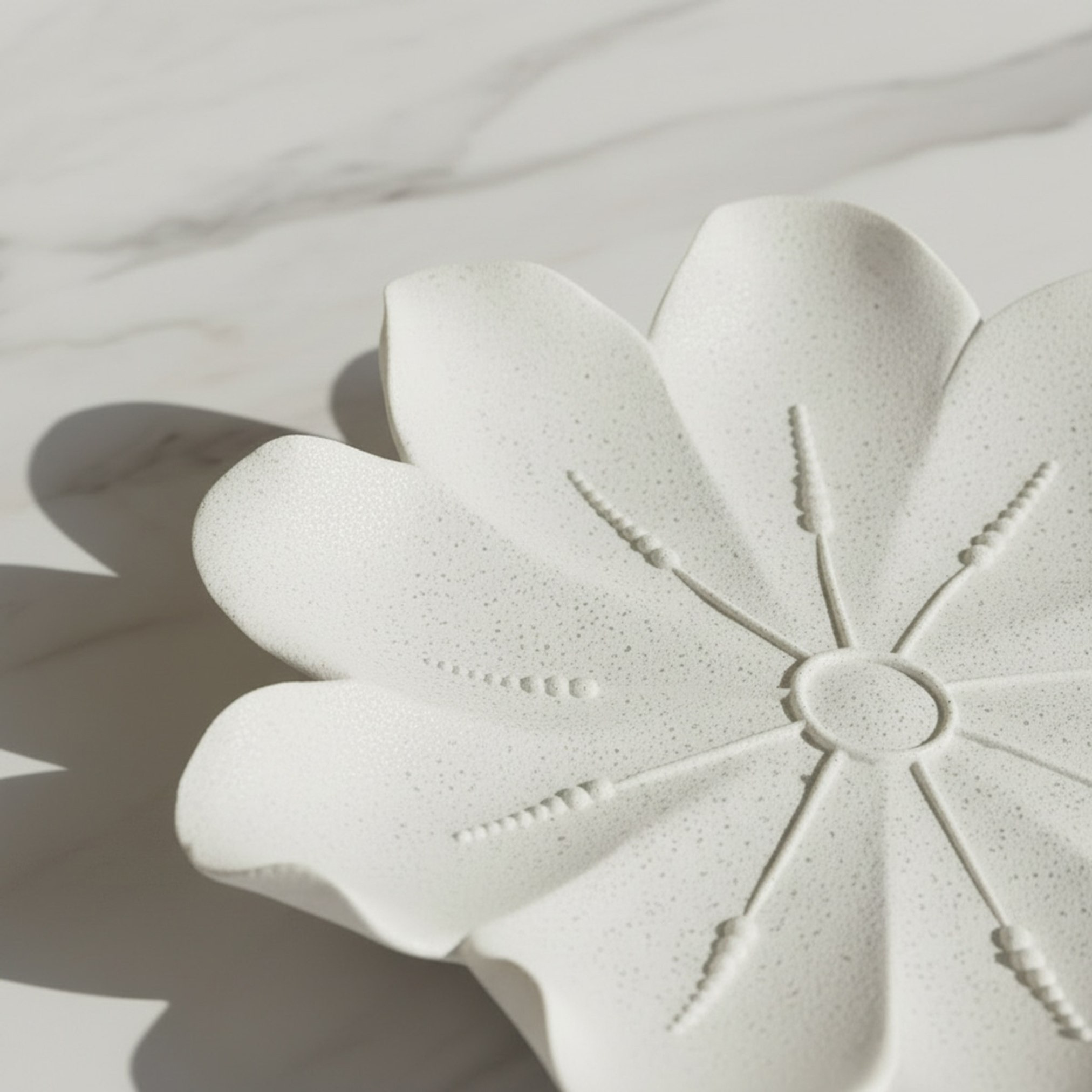 Wren Ema Monochrome Decorative Flower Tray - 25.5x25x4.5 cm-hbxhomeware-hbxdecorandfurnishings-image-3
