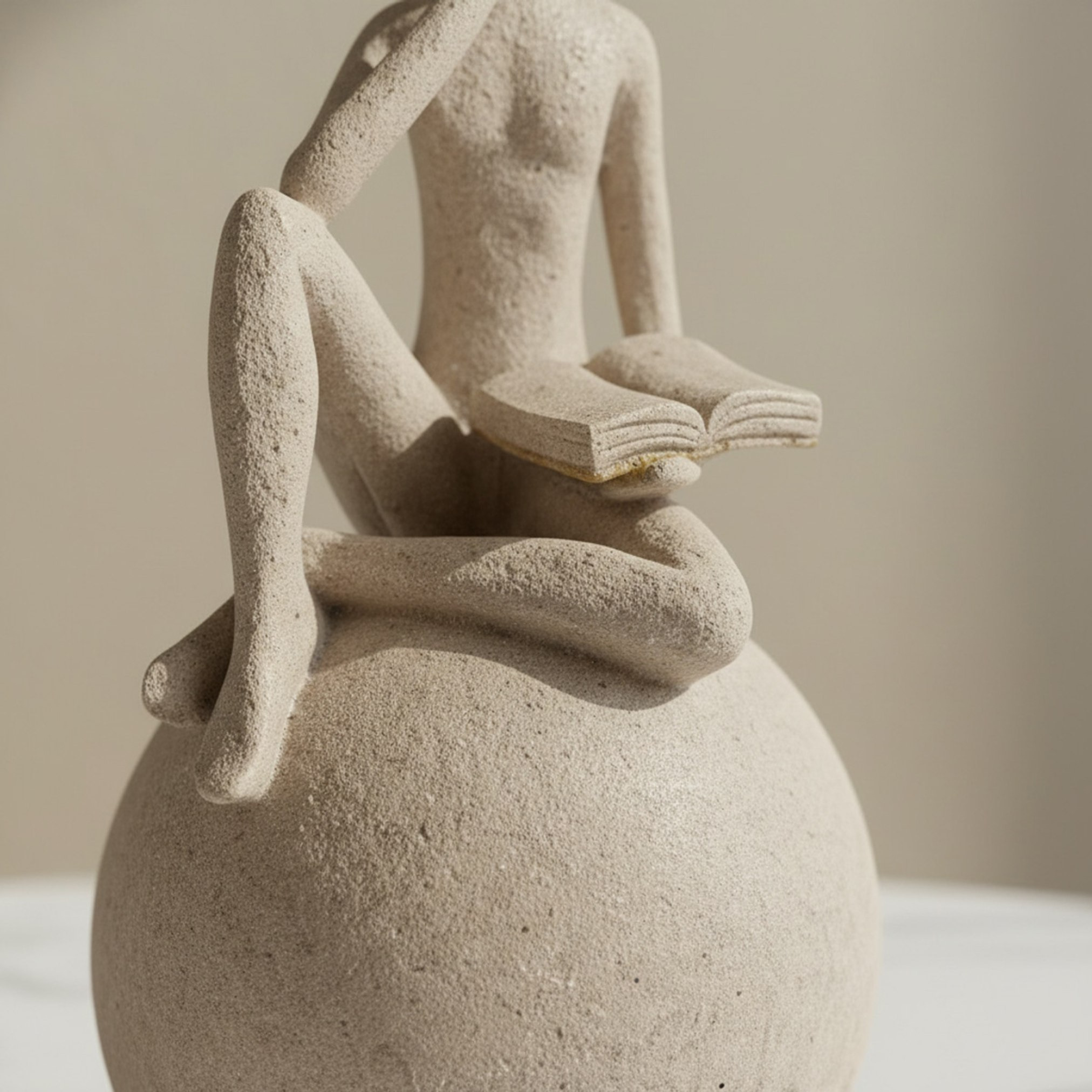 Umber Wren Ema Decorative Human Figurine - 11.4x11.3x21.3 cm-hbxhomeware-homedecor-figurinesandornaments-image-3