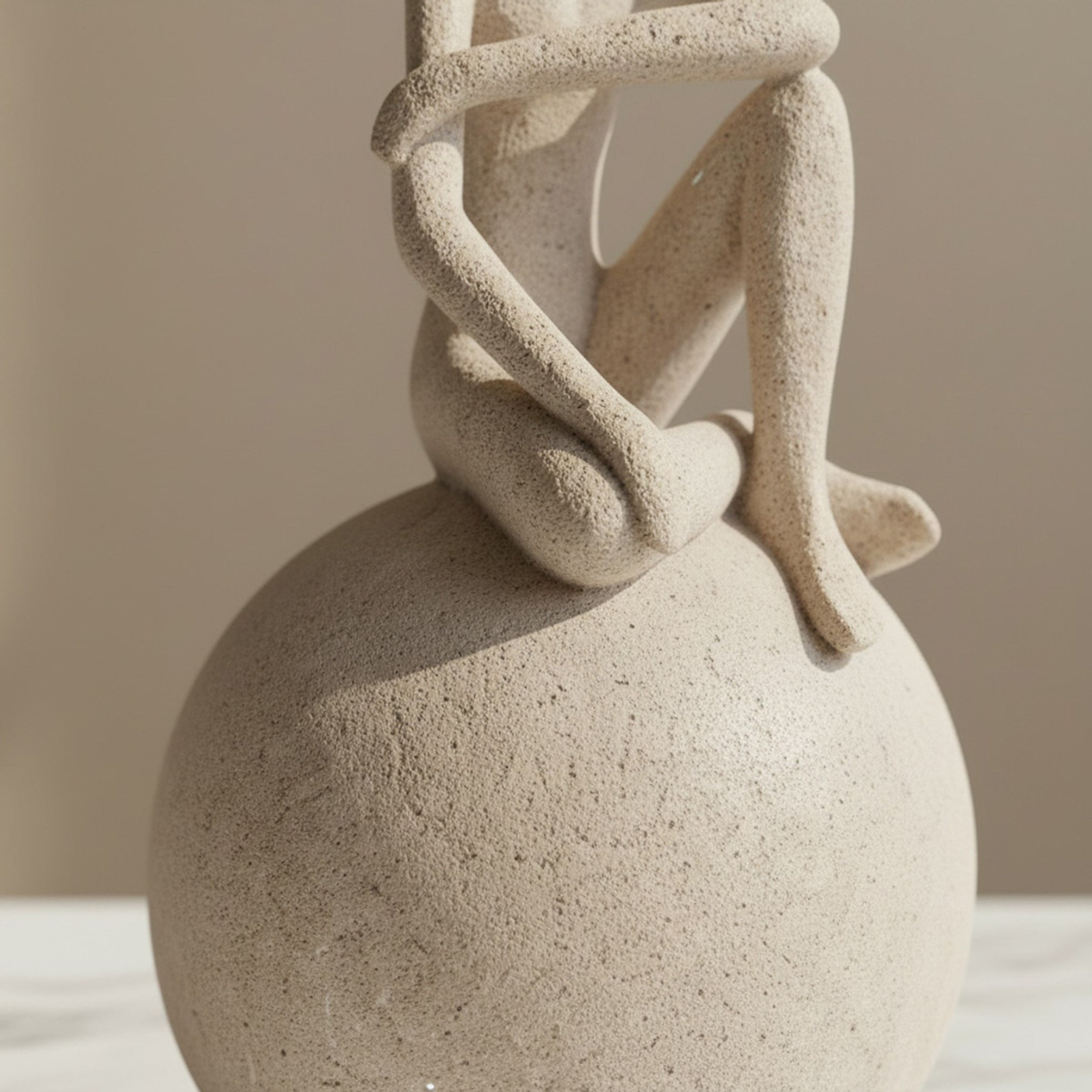 Umber Wren Ema Decorative Human Figurine - 11.3x11.3x21.8 cm-hbxhomeware-homedecor-figurinesandornaments-image-2