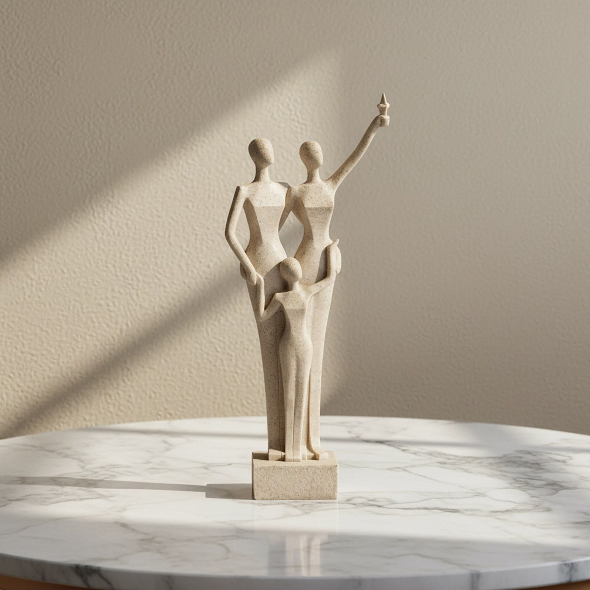 Wren Ema Umber Decorative Family Figurine - 13.3x7x32 cm-hbxhomeware-homedecor-figurinesandornaments-image-1