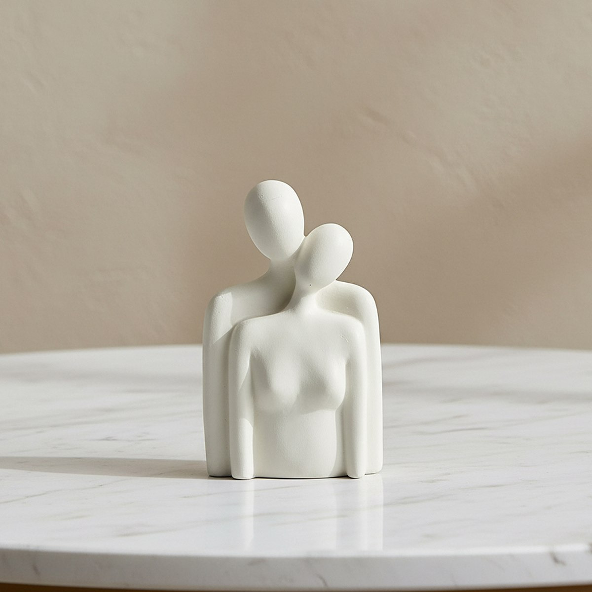 Wren Ema Monochrome Decorative Couple Figurine - 8.6x4.4x13.8 cm-hbxhomeware-homedecor-figurinesandornaments-image-1