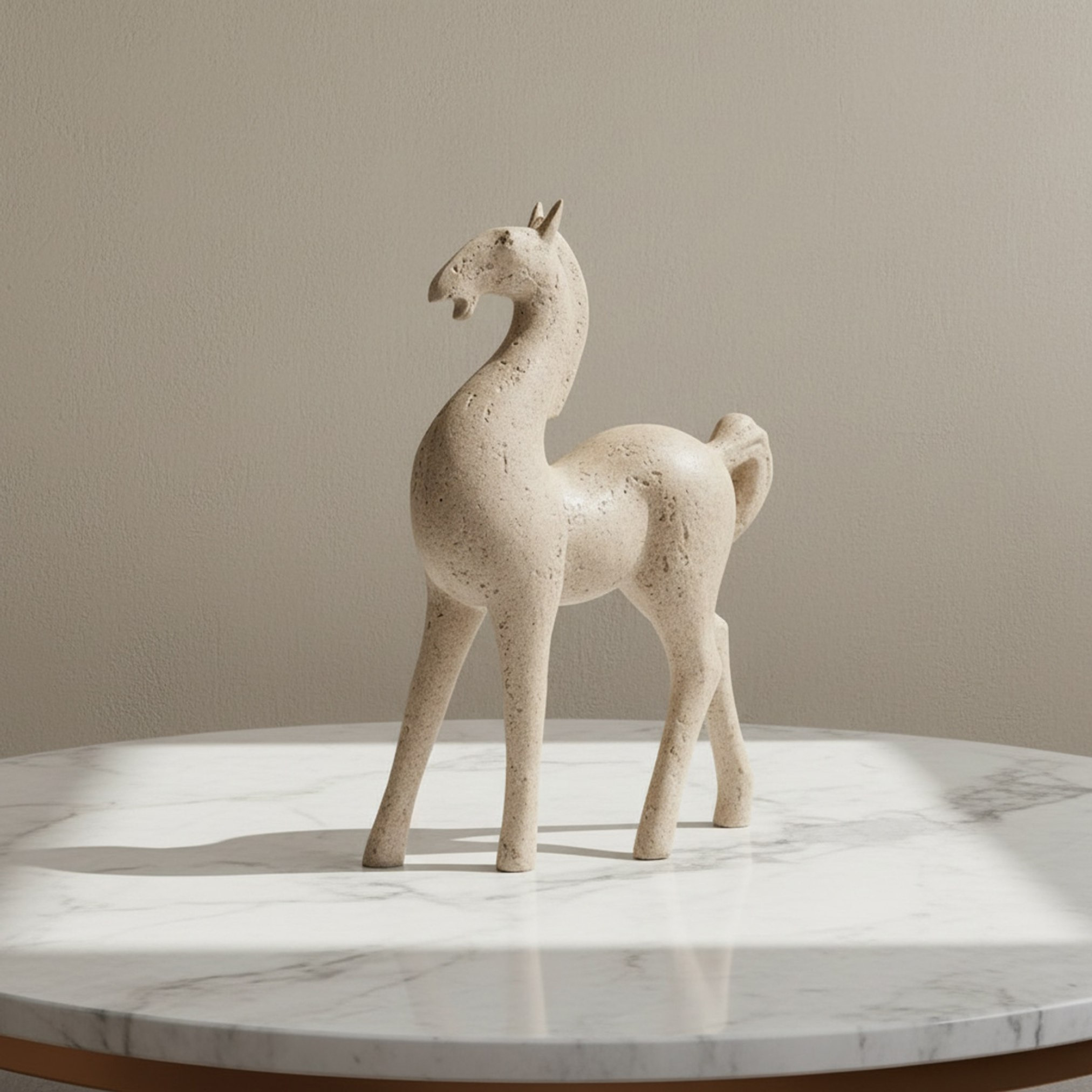 Wren Ema Umber Decorative Horse Figurine - 22.2x7.3x29.1 cm-hbxhomeware-homedecor-figurinesandornaments-image-1