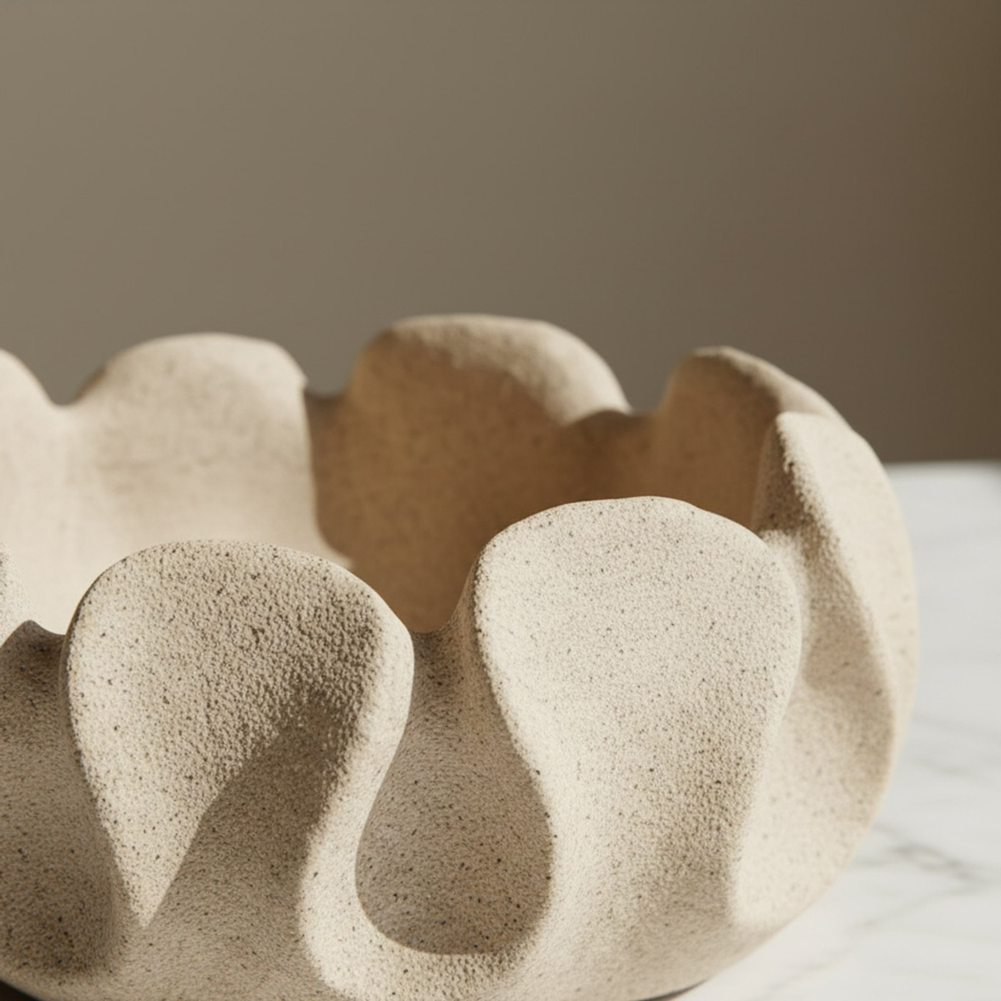 Wren Ema Umber Decorative Centerpiece Bowl - 21.5x21.5x8 cm-hbxdecorandfurnishings-homeaccessories-bowls-image-2