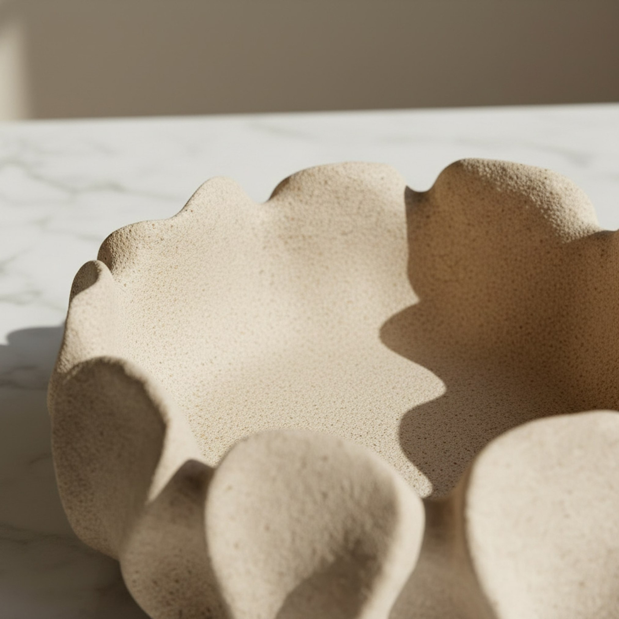 Wren Ema Umber Decorative Centerpiece Bowl - 21.5x21.5x8 cm-hbxdecorandfurnishings-homeaccessories-bowls-image-3
