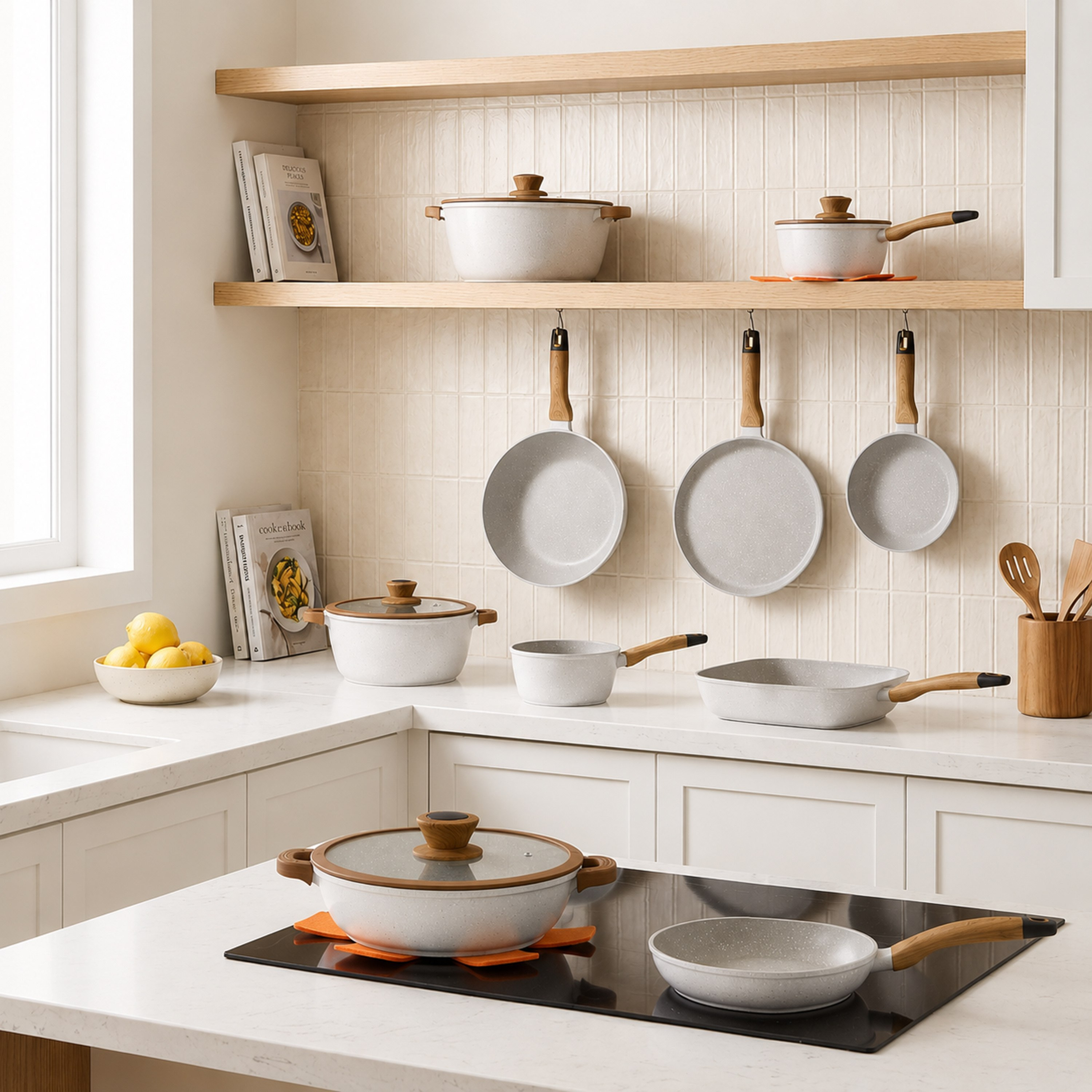 La Natura Induction Fry Pan with Trivet - 24 cm-hbxhomeware-hbxkitchen-image-7