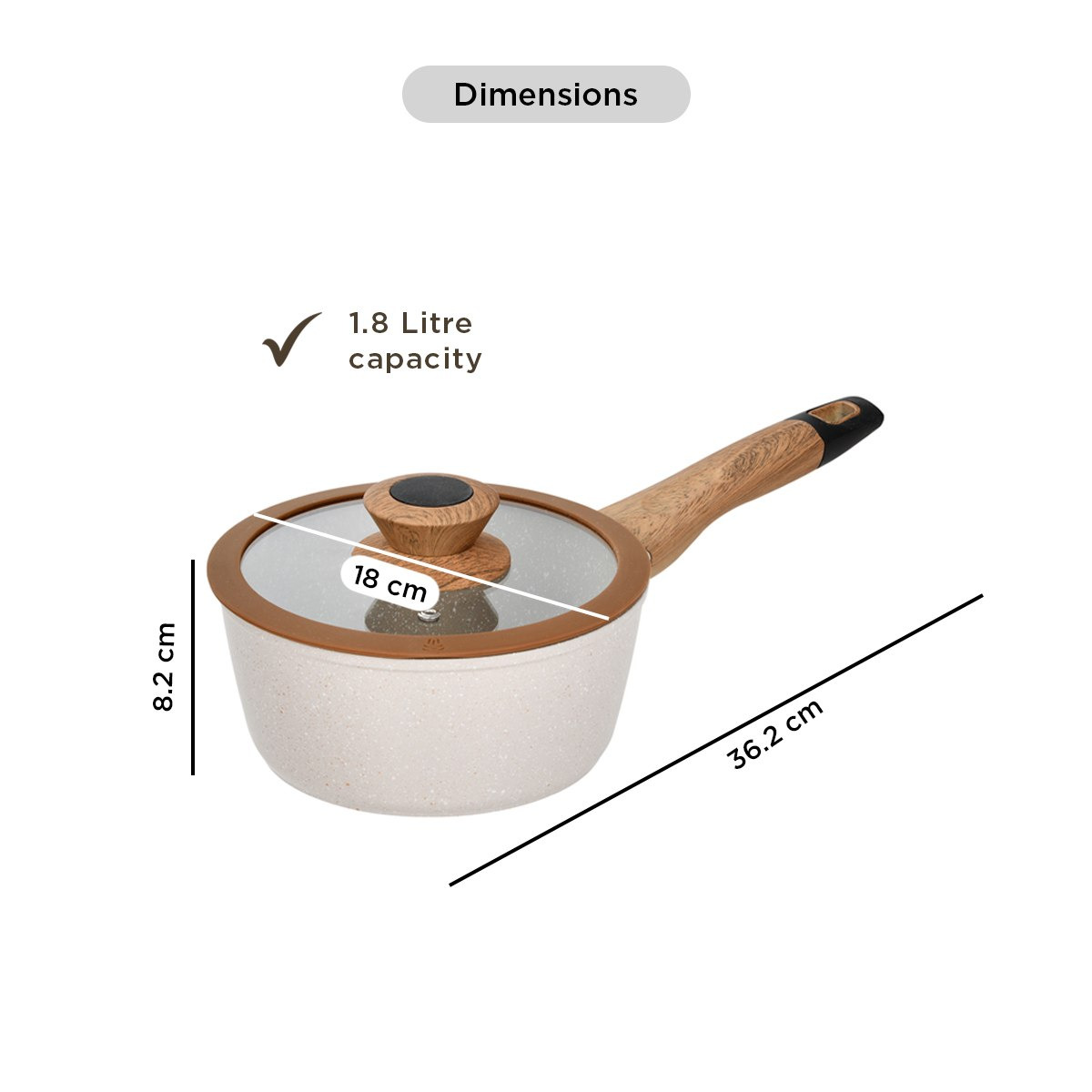 La Natura Sauce Pan with Lid and Trivet - 18 cm-hbxhomeware-hbxkitchen-image-11