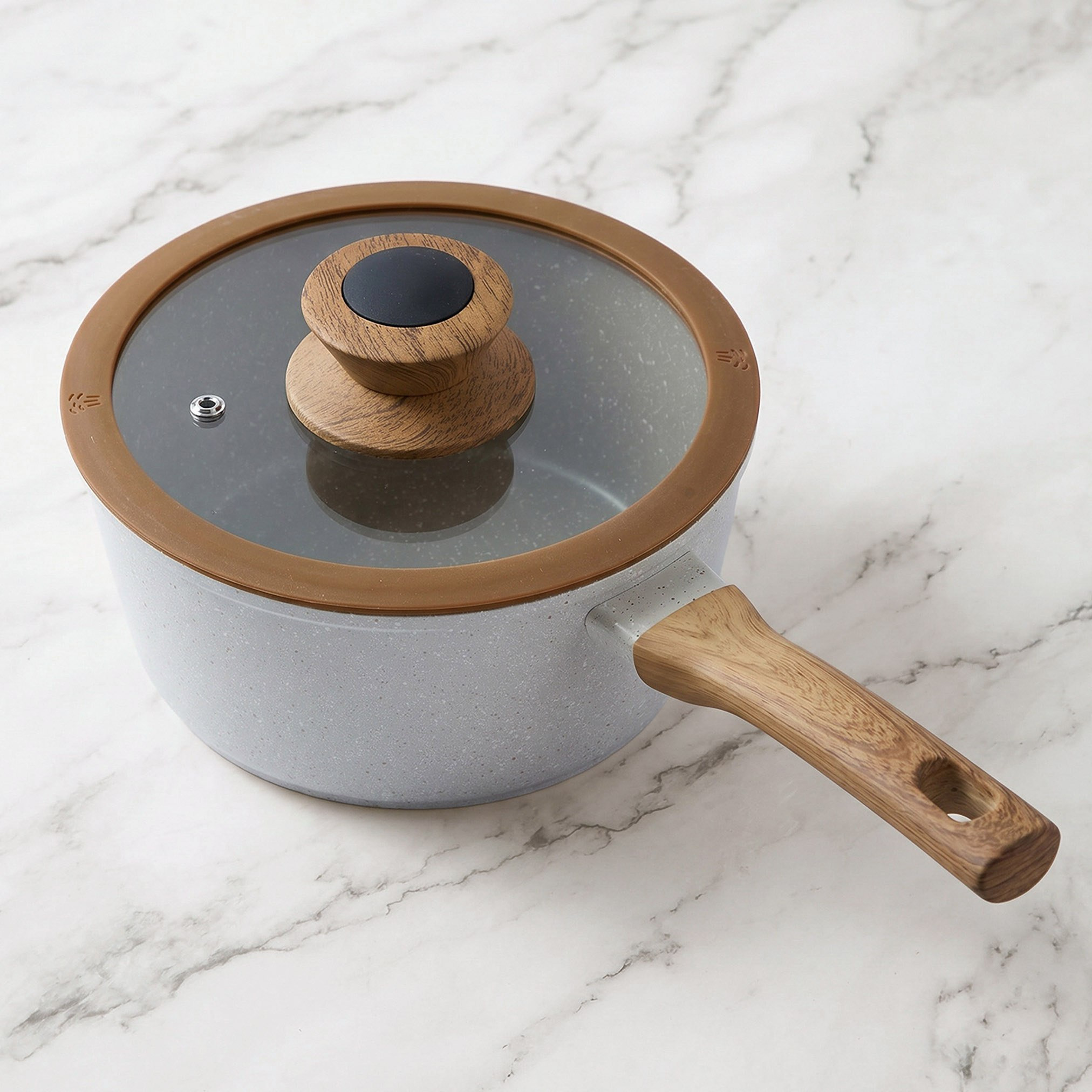 La Natura Sauce Pan with Lid and Trivet - 18 cm-hbxhomeware-hbxkitchen-image-2