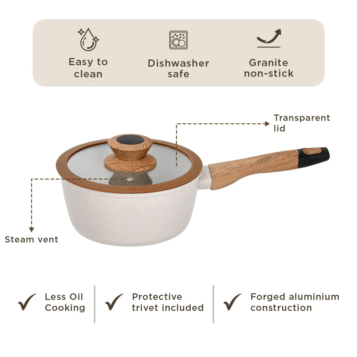 La Natura Sauce Pan with Lid and Trivet - 18 cm-hbxhomeware-hbxkitchen-image-9