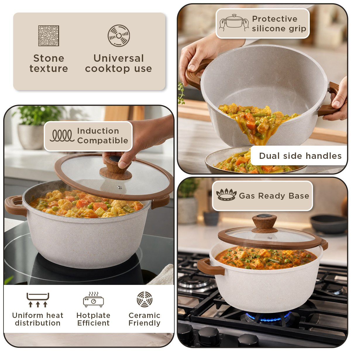 La Natura Deep Casserole with Lid and Trivet - 20 cm-hbxdecorandfurnishings-tabletop-serveware-image-9