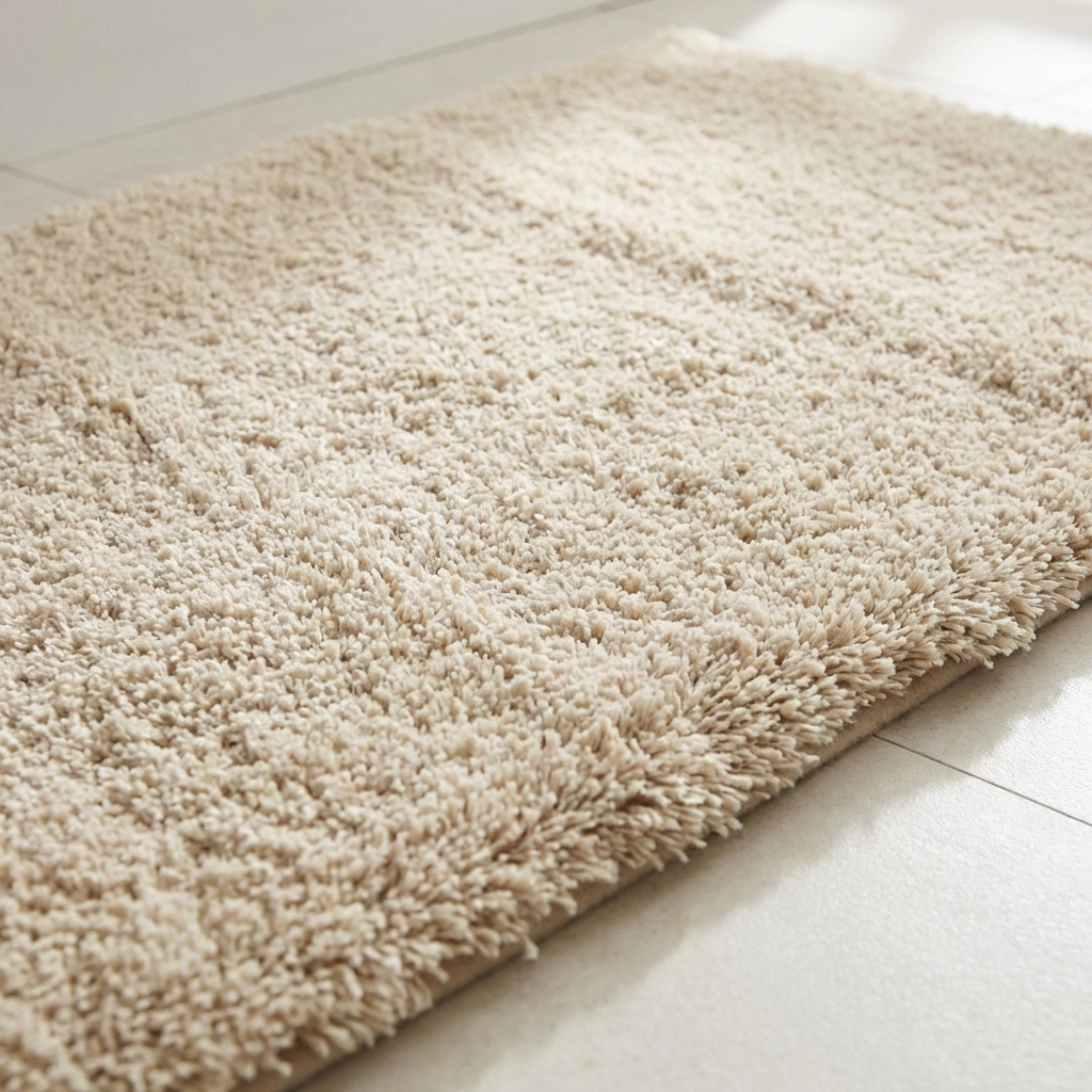 Leah Silky Shag Plush Antiskid Bath Mat - 45x75 cm-hbxbedroom-floorcoverings-bathmats-image-2