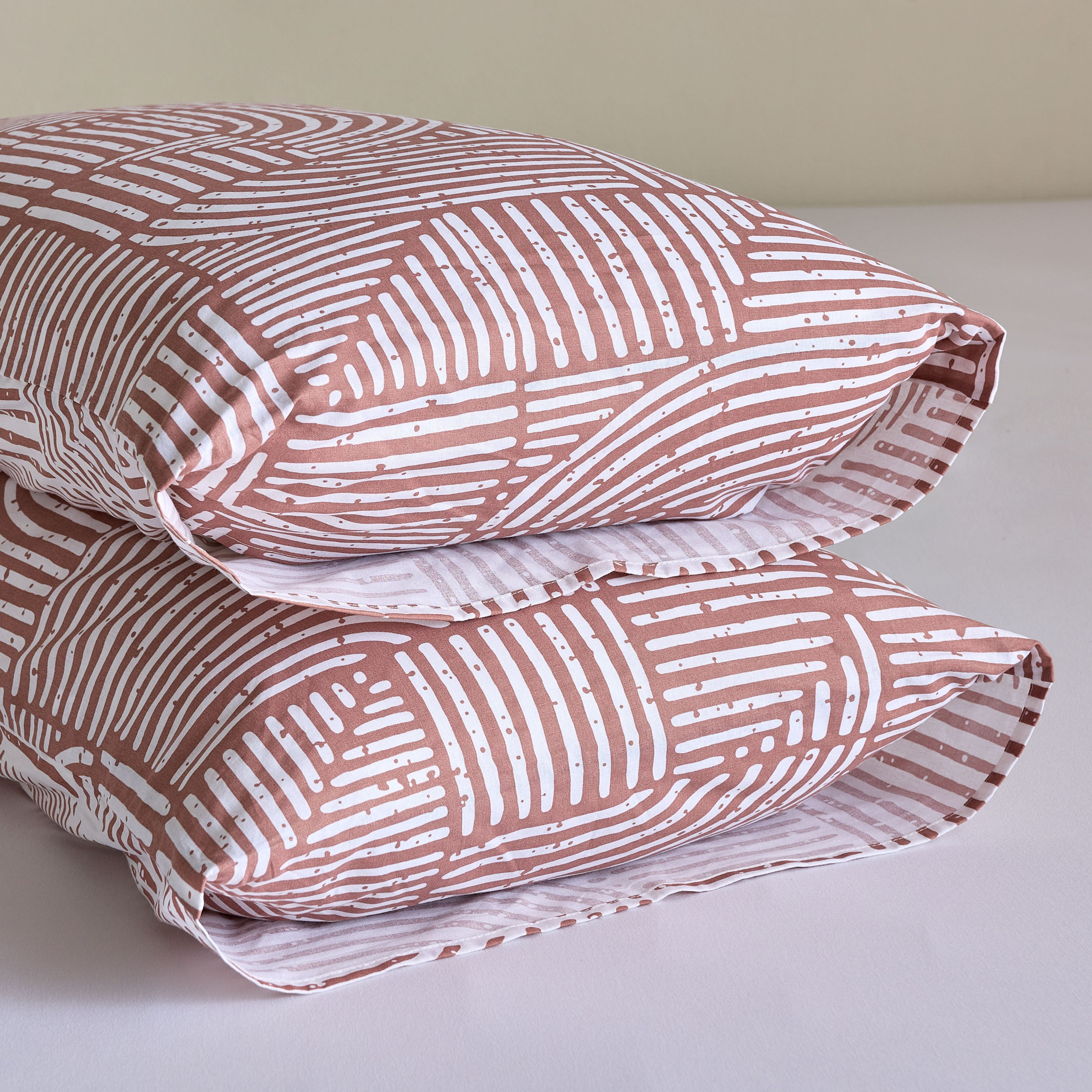 Albania Forme 3-Piece Cotton Printed Queen King Duvet Cover Set - 220x220 cm-hbxhomeware-hbxbedroom-image-7