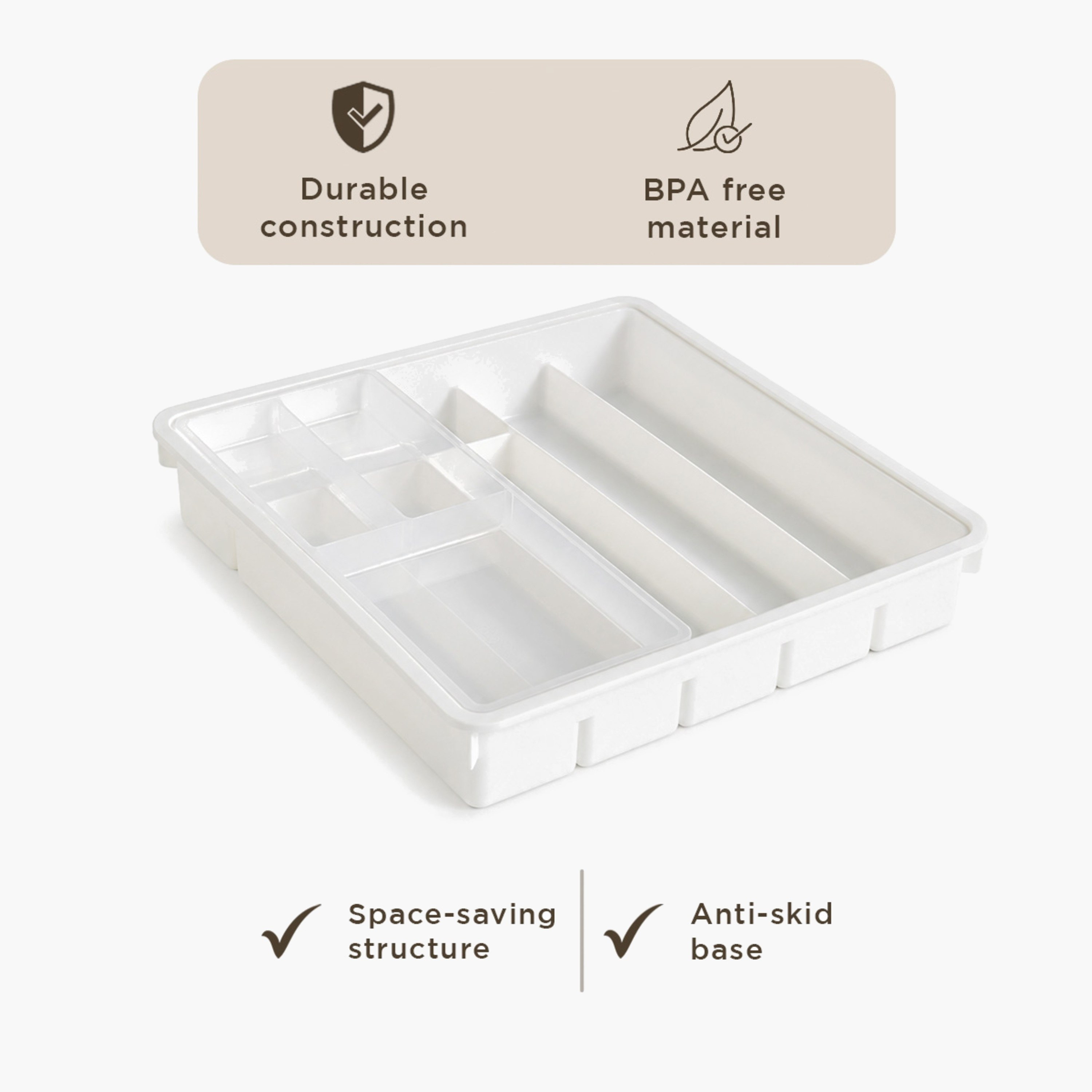 Omega Drawer Cutlery Tray - 32x32x6 cm-hbxkitchen-kitchenware-kitchenaccessories-image-6