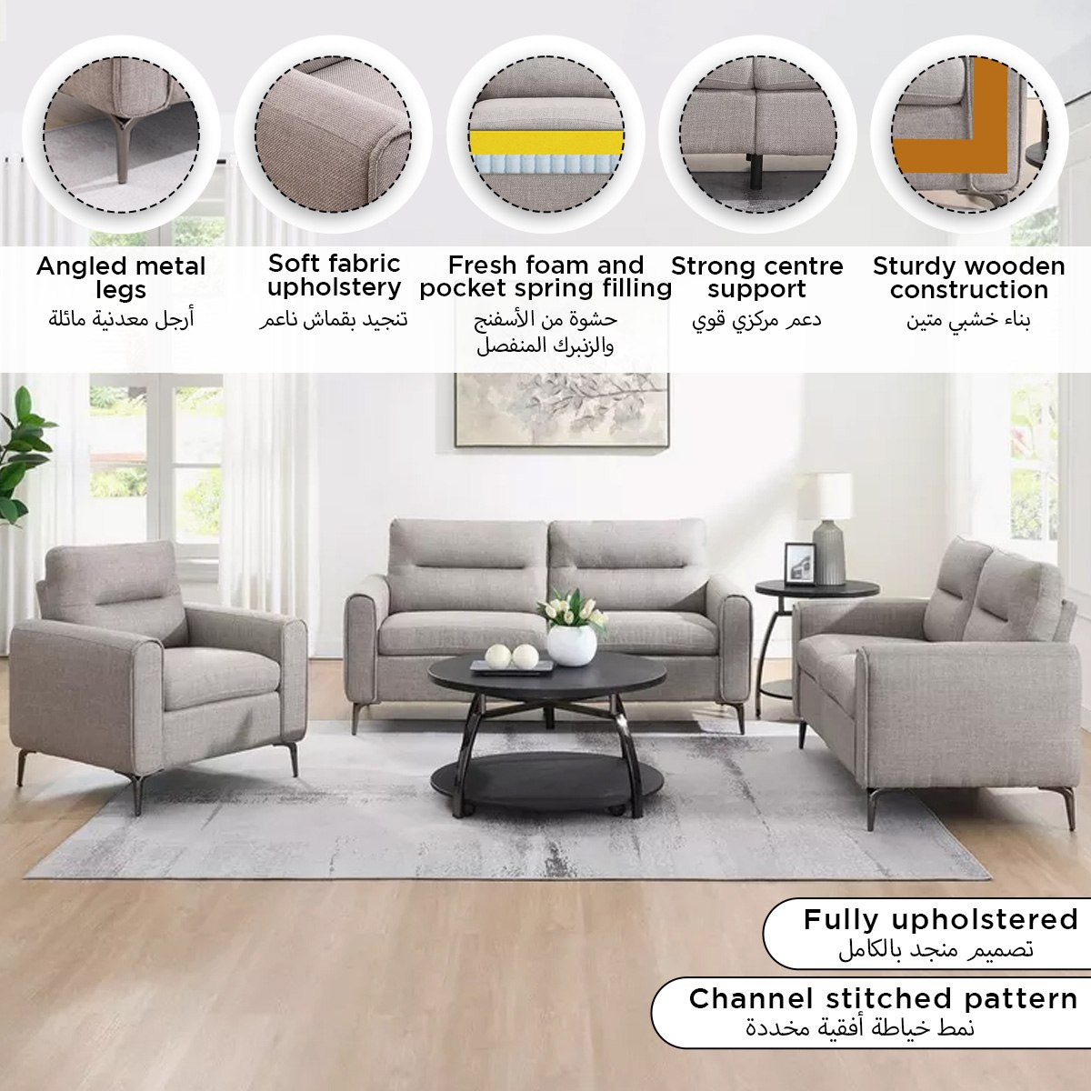 Movo Velora 2-Seater Fabric Sofa-hbxlivingroom-sofasandarmchairs-sofas-image-11