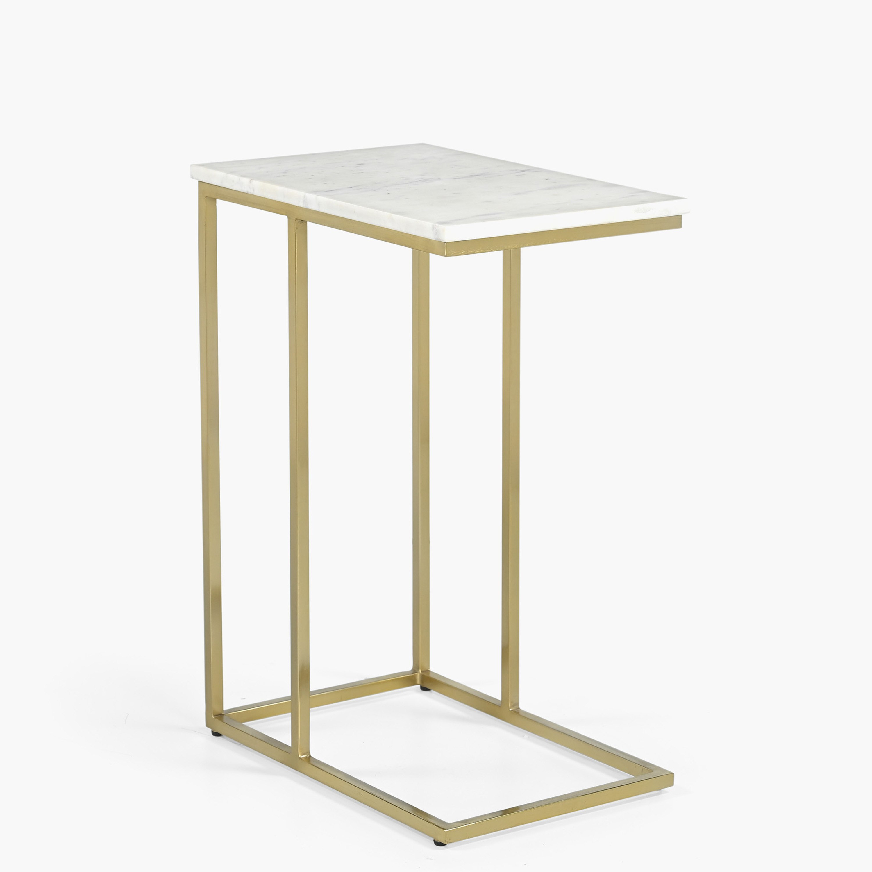 طاولة جانبية C بسطح رخام أصلي من كافون أفينيو-hbxfurniture-livingroom-endtables-image-2
