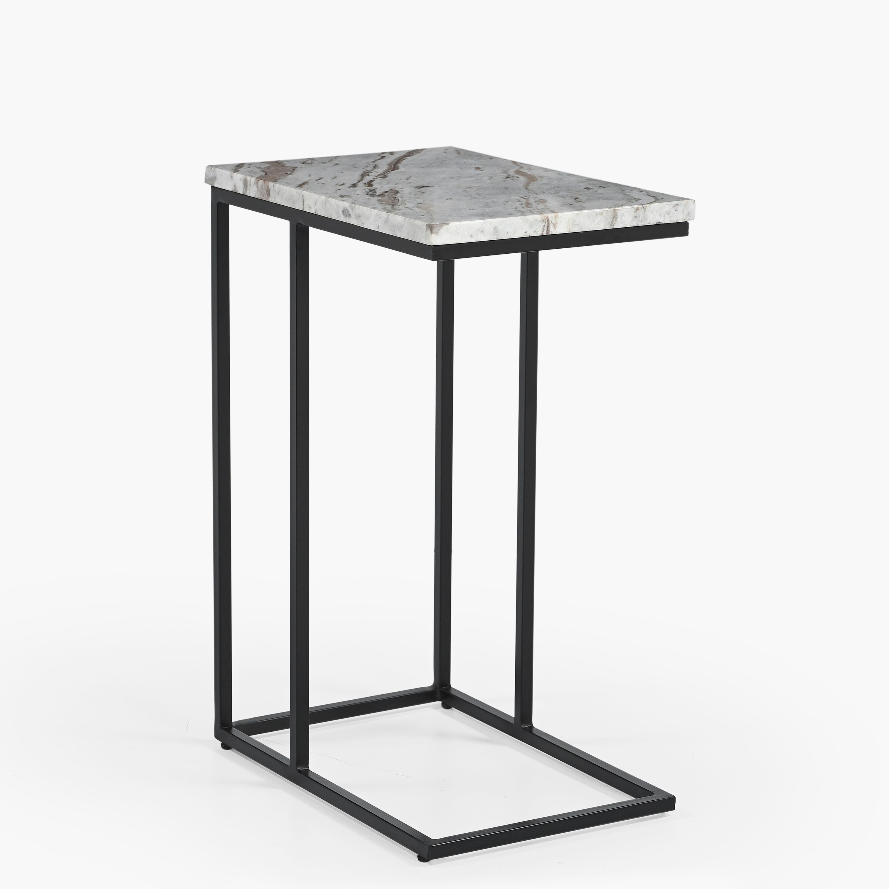 Cavon Avenue Genuine Marble Top Laptop Table-hbxfurniture-livingroom-endtables-image-3