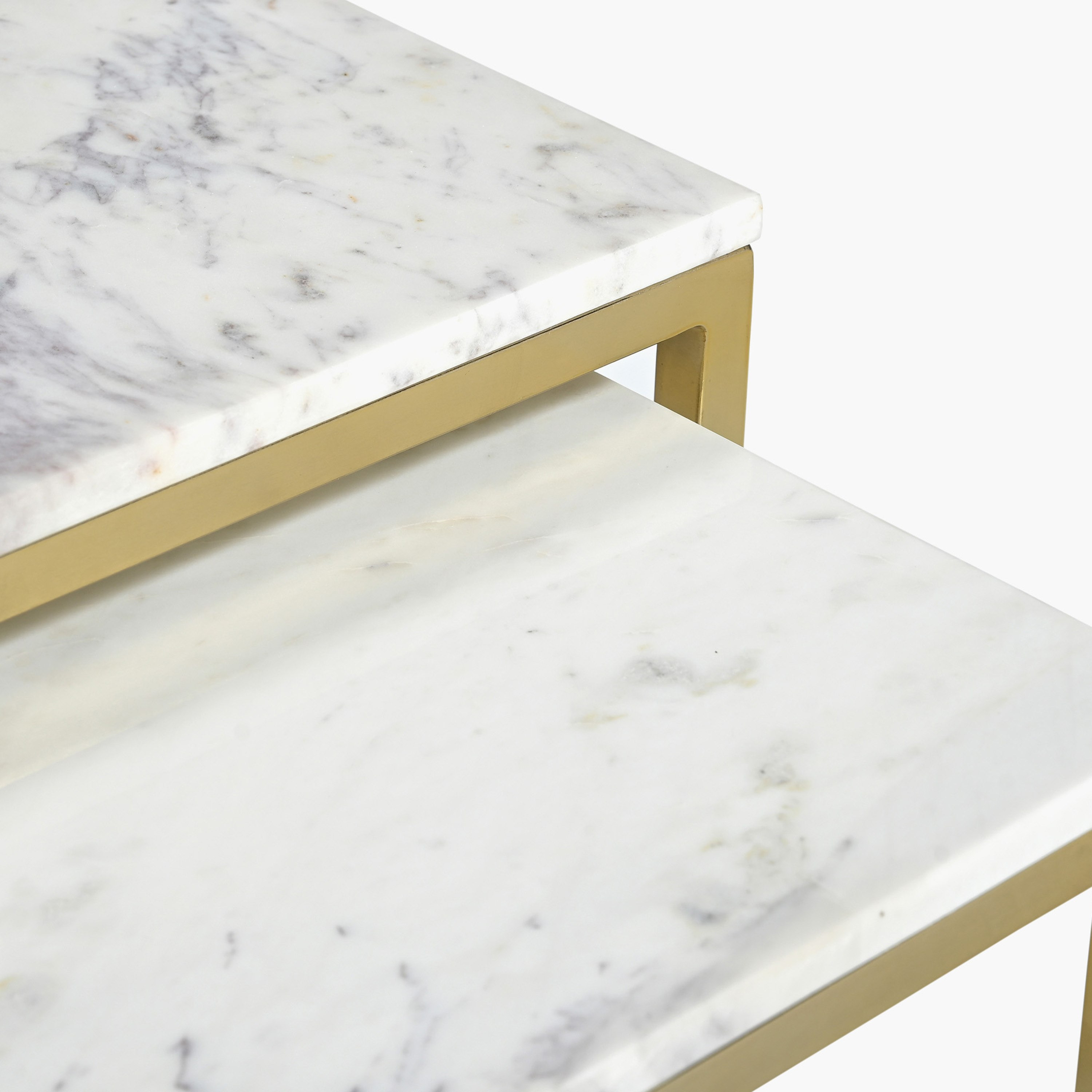 Cavon Vista Genuine Marble Top Nest of Tables - Set of 2-hbxfurniture-livingroom-nestingtables-image-3