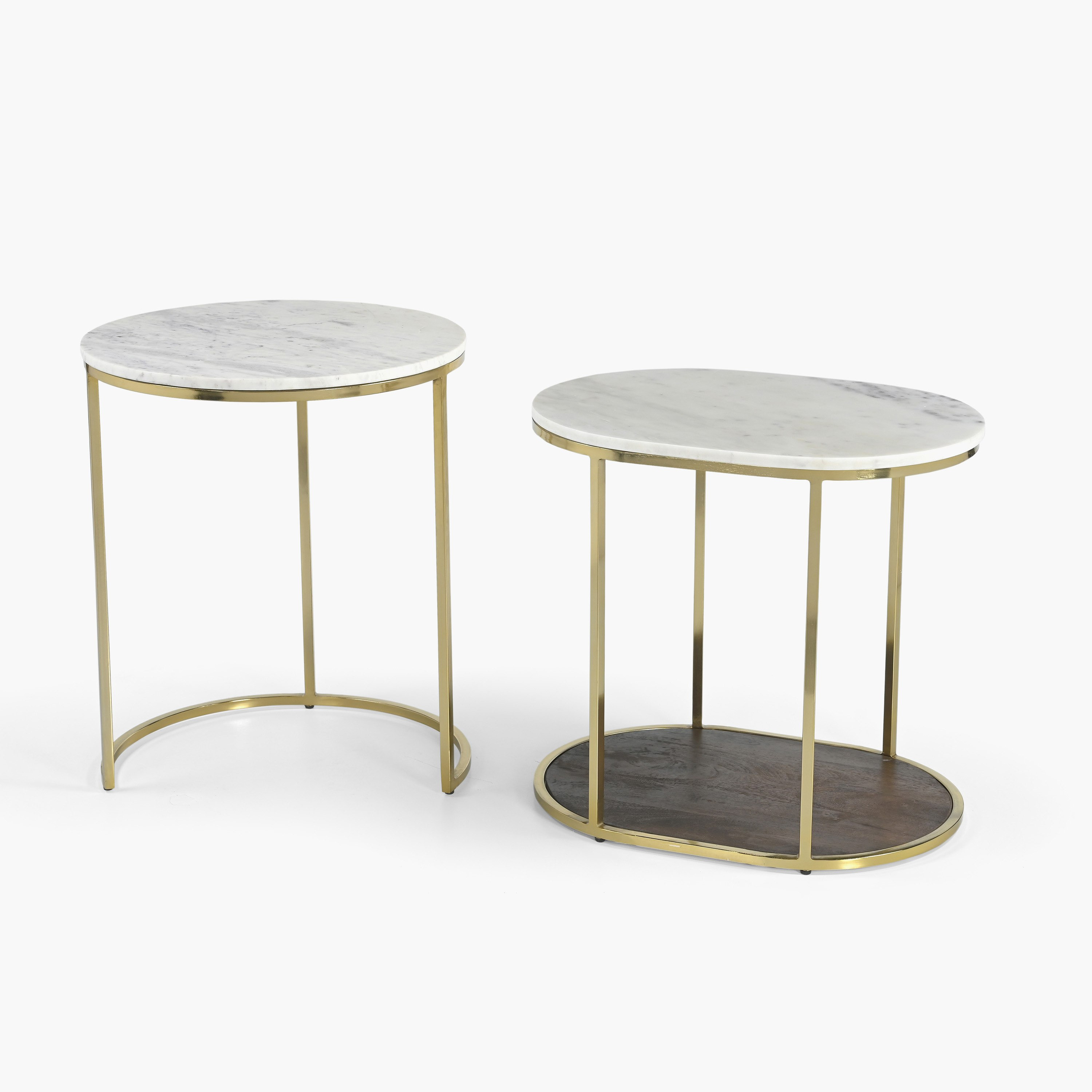 Cavon Evana Genuine Marble Top Nest of Tables - Set of 2-hbxfurniture-livingroom-nestingtables-image-3