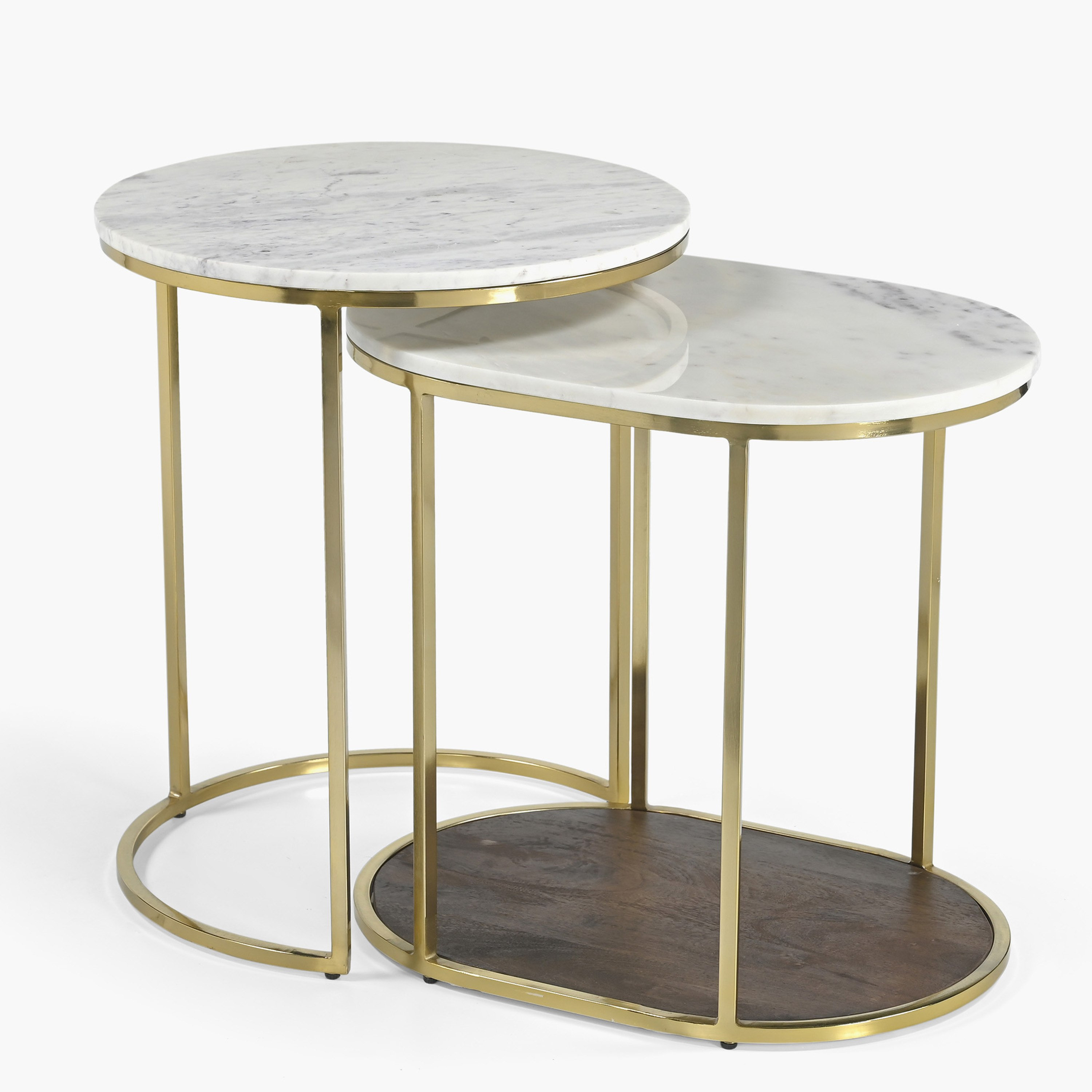 Cavon Evana Genuine Marble Top Nest of Tables - Set of 2-hbxfurniture-livingroom-nestingtables-image-5