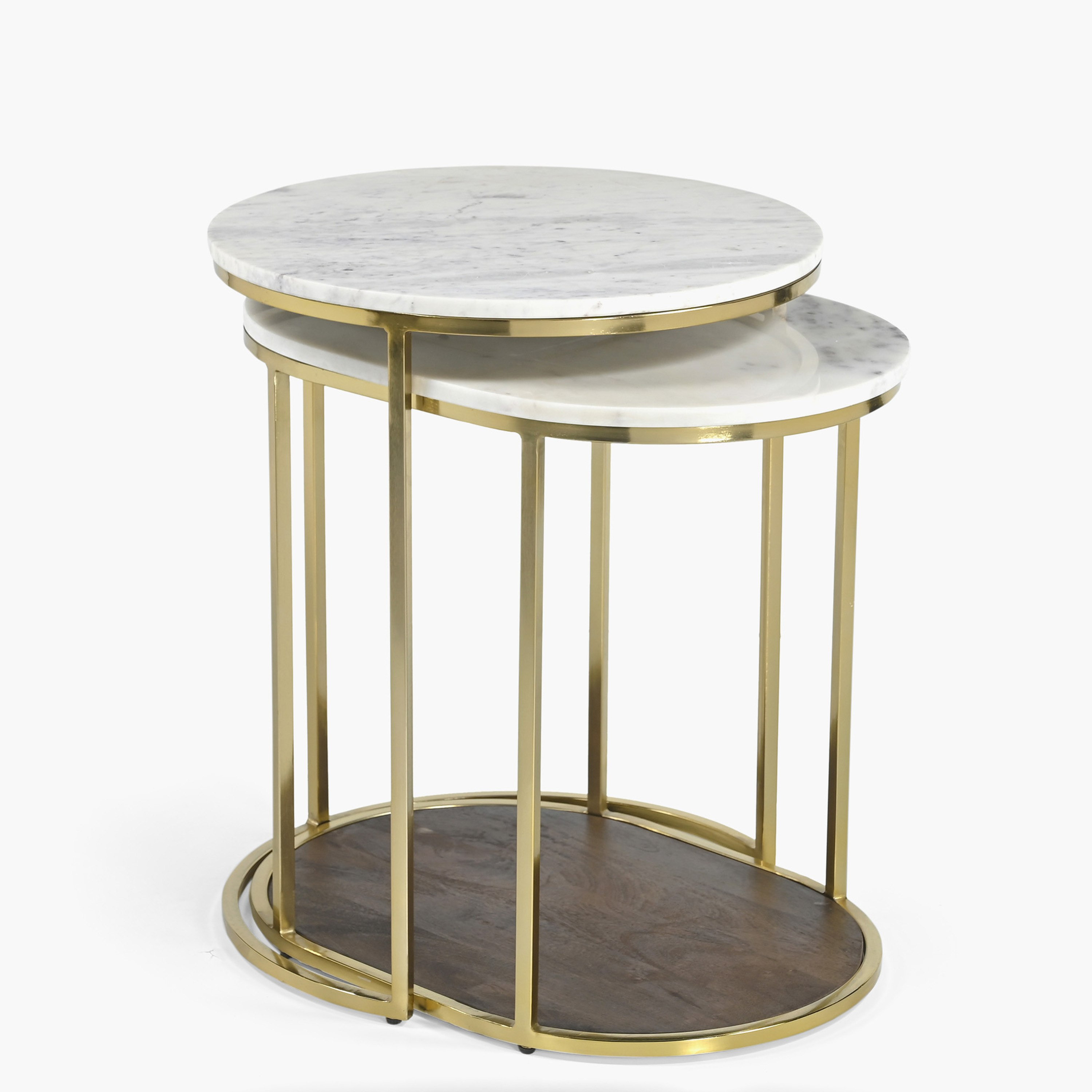 Cavon Evana Genuine Marble Top Nest of Tables - Set of 2-hbxfurniture-livingroom-nestingtables-image-6