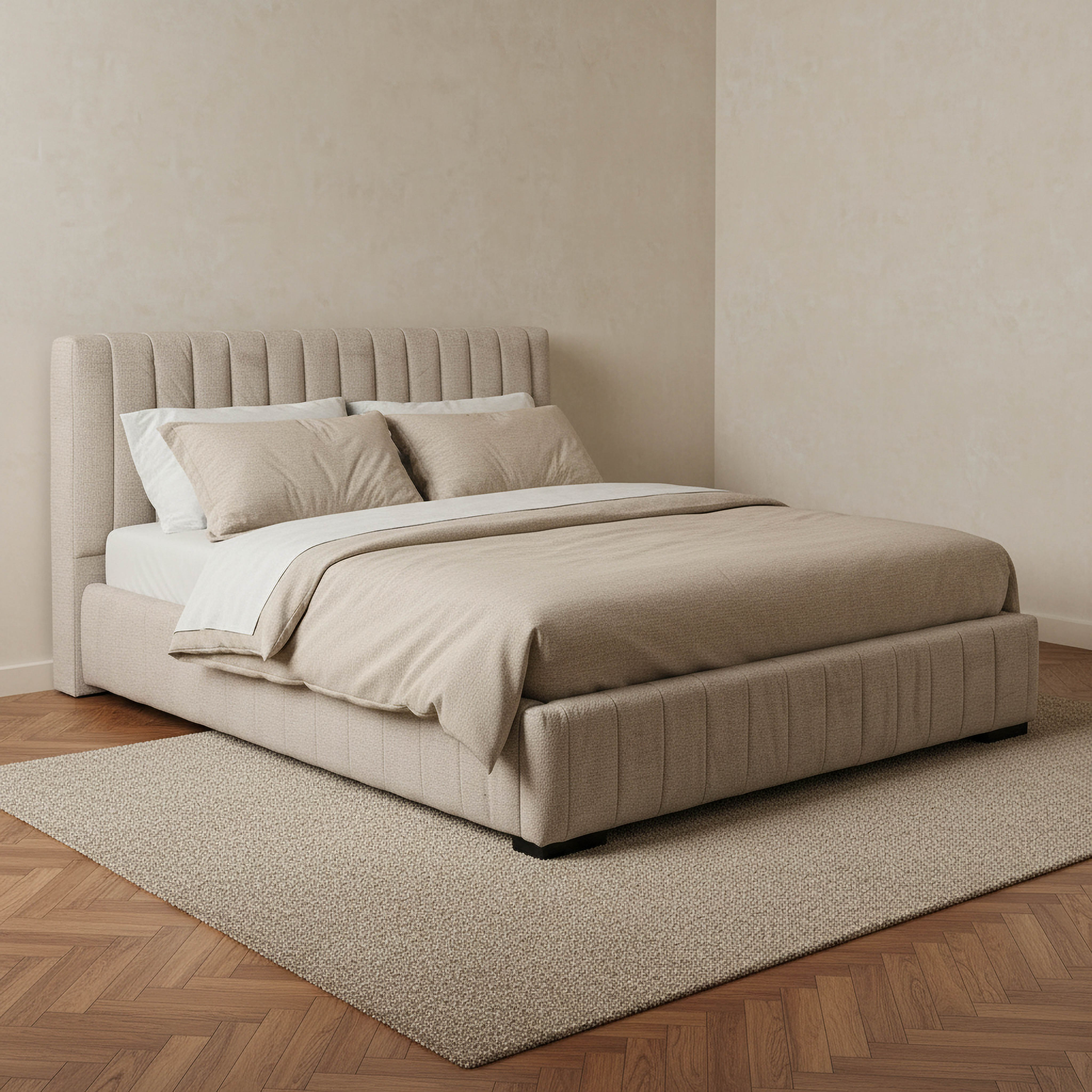 Luxembourg Urbania Upholstered King Bed - 180x200 cm-PROMO_HB_UAE_HBX10_250526-image-1