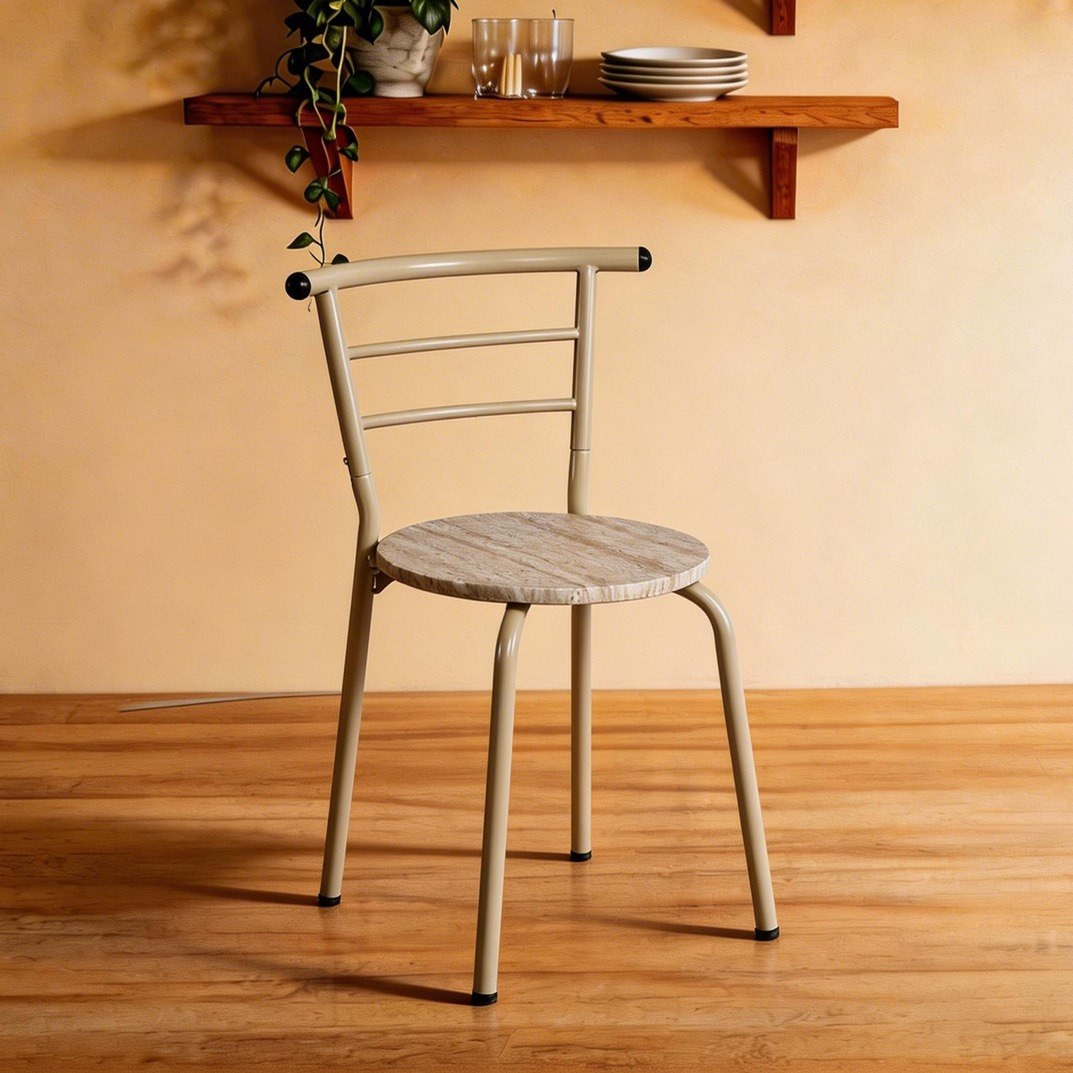 Movo Nina 4-Seater Round Travertine Dining Set-hbxdiningroom-diningtablesandsets-diningsets-fourseater-image-3