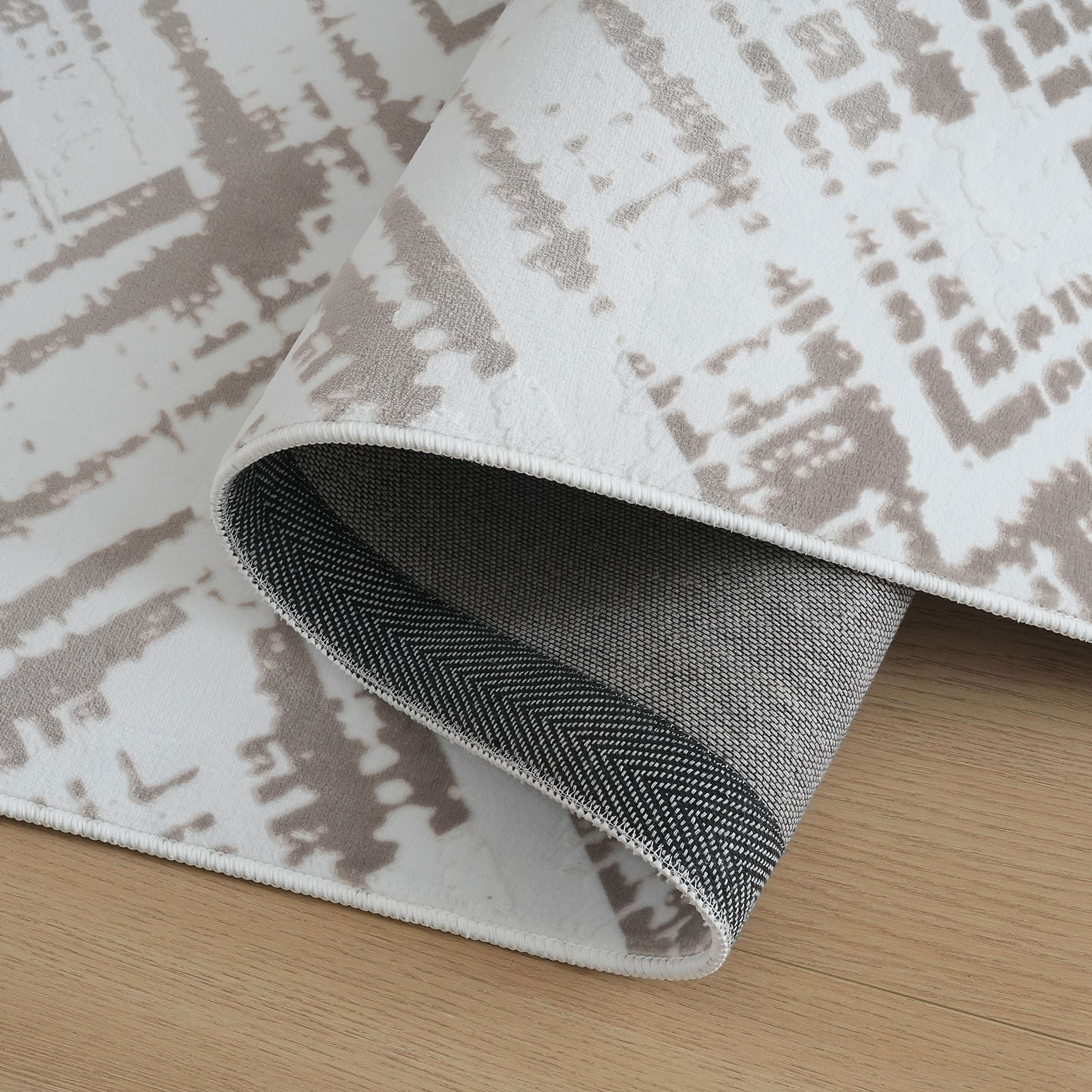 Ontario Dimo Printed Flannel Rug - 150x200 cm-hbxdecorandfurnishings-floorcoverings-rugs-image-3