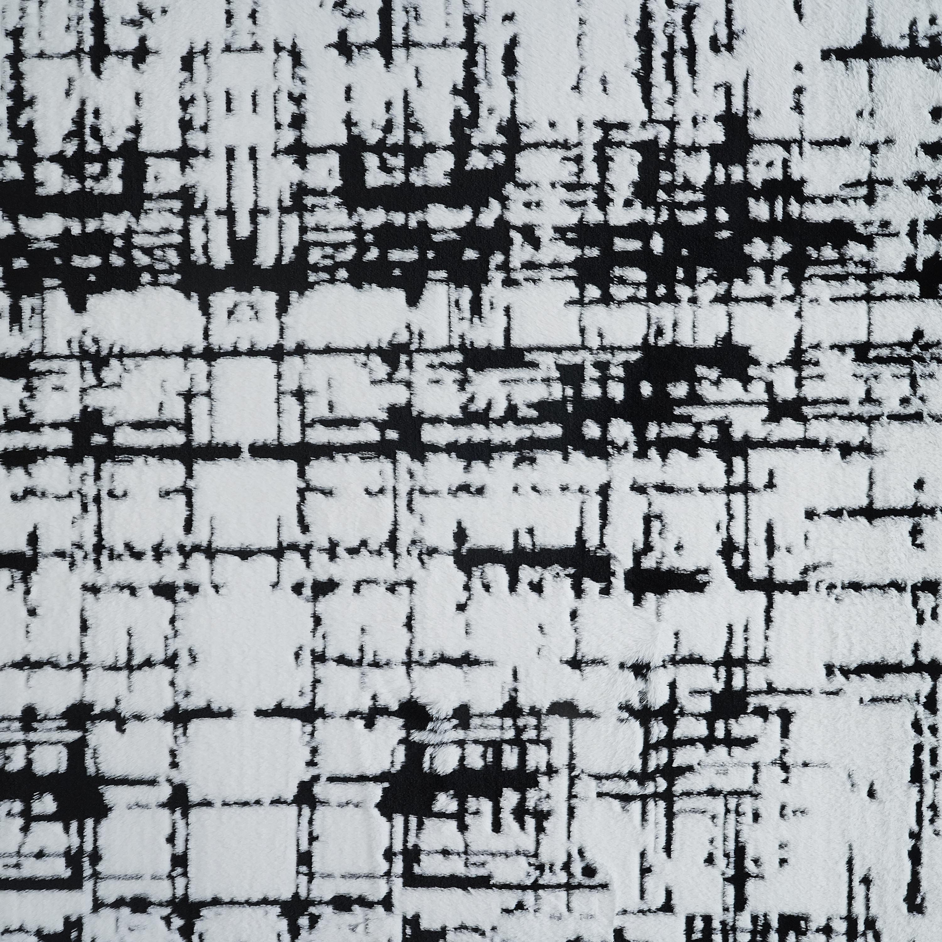 Timmy Mono Rabbit Fur Monochrome Rug - 150x220 cm-hbxdecorandfurnishings-floorcoverings-rugs-image-5