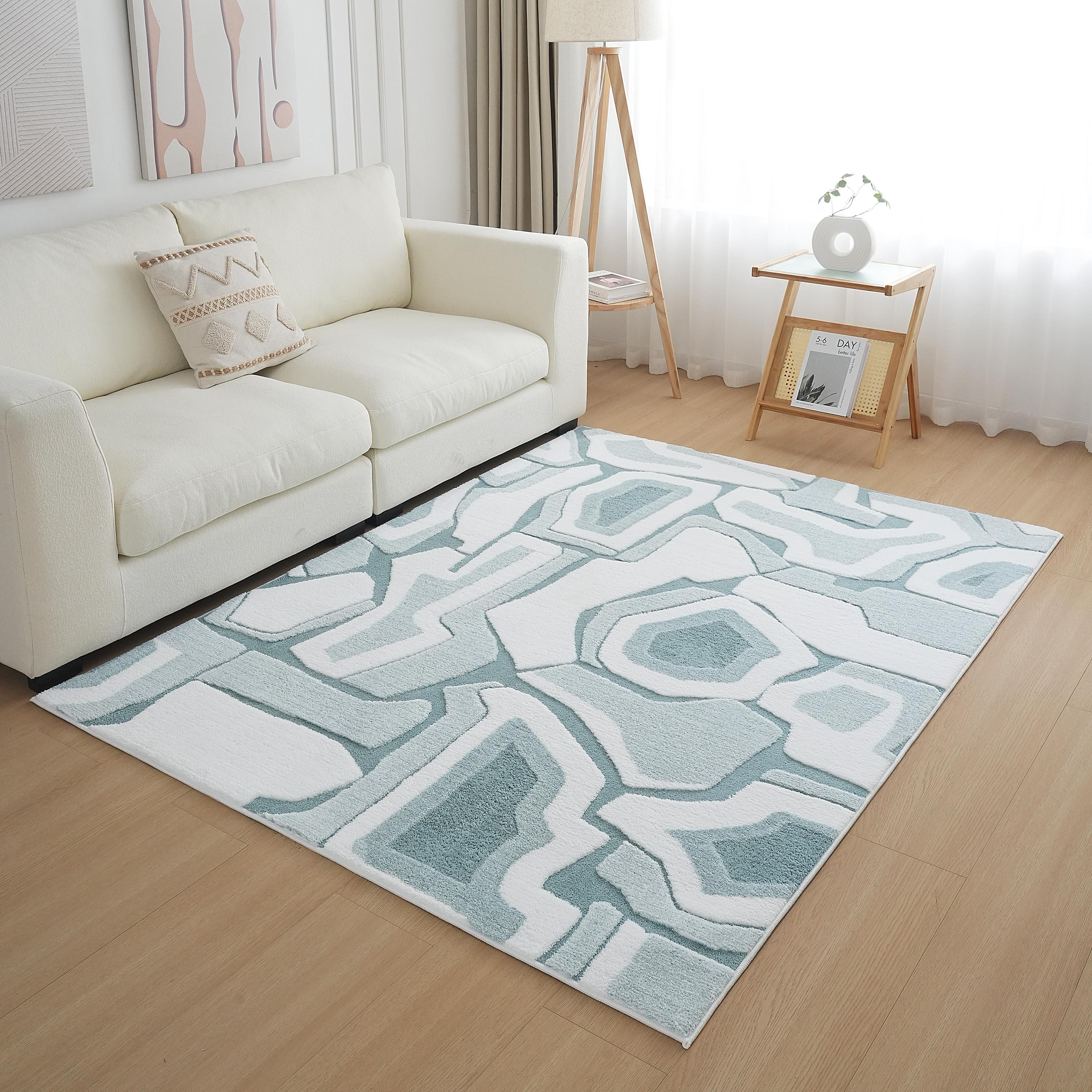 Ontario Arris Printed Flannel Rug - 150x200 cm-hbxdecorandfurnishings-floorcoverings-rugs-image-1
