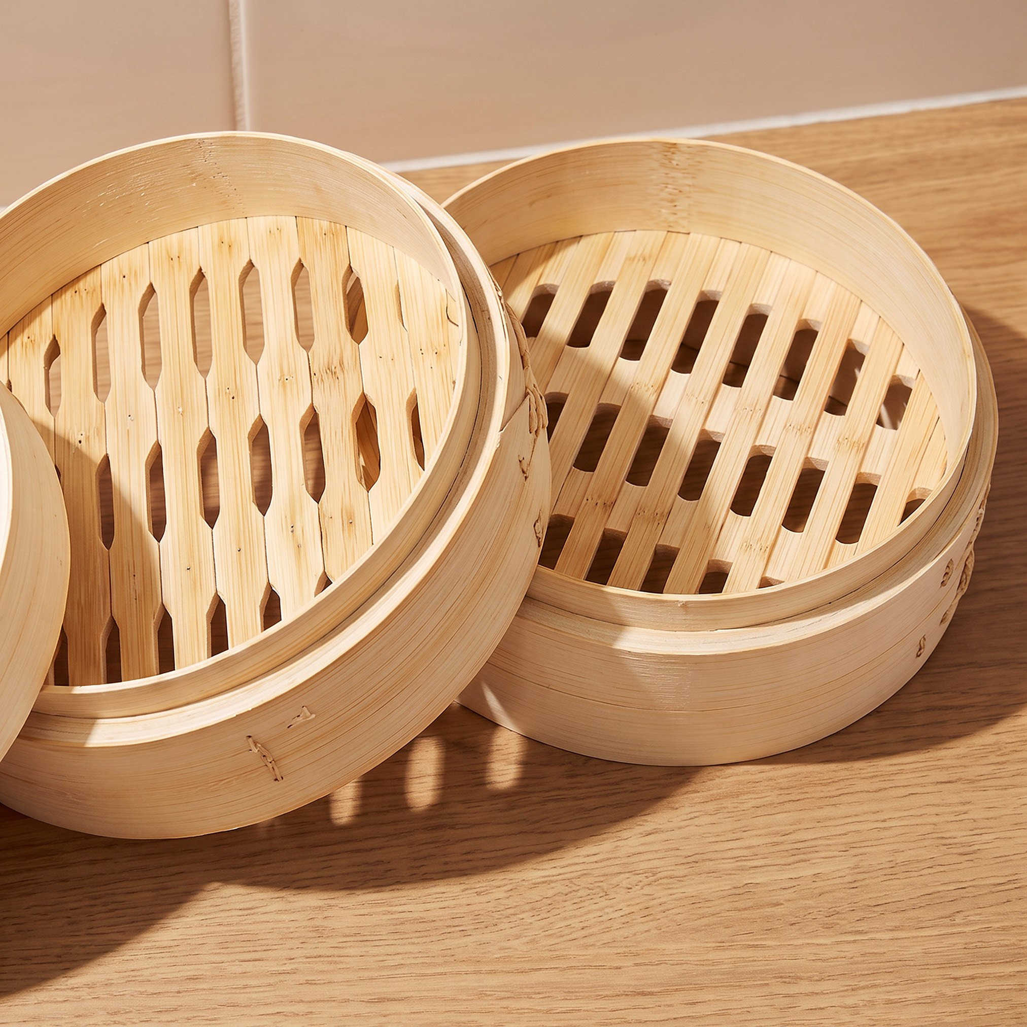 Bamboo 2-Tier Steamer - 14.5x18 cm-hbxhomeware-hbxkitchen-image-3