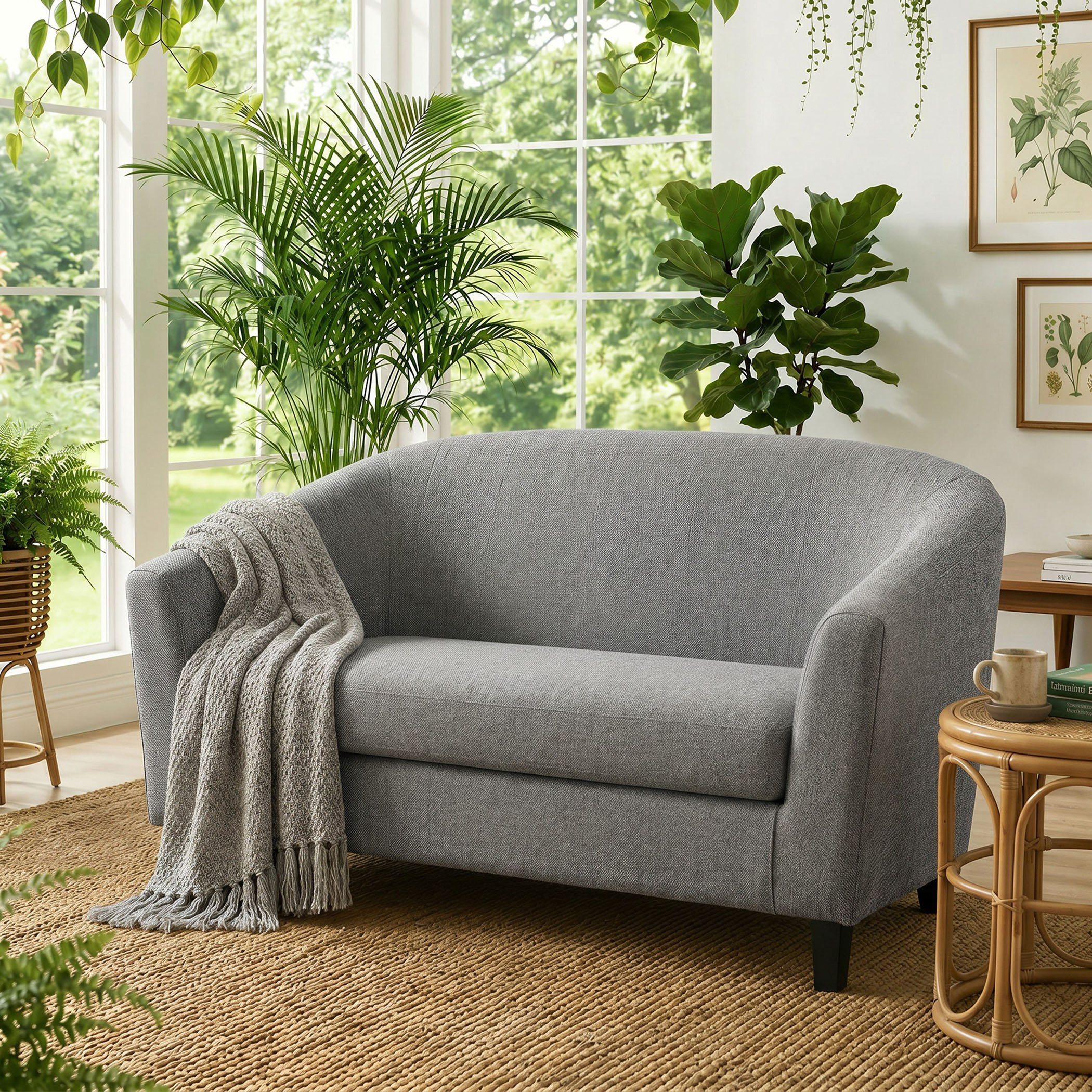 Movo Malmo 2-Seater Fabric Chair-hbxlivingroom-sofasandarmchairs-easychairs-image-1
