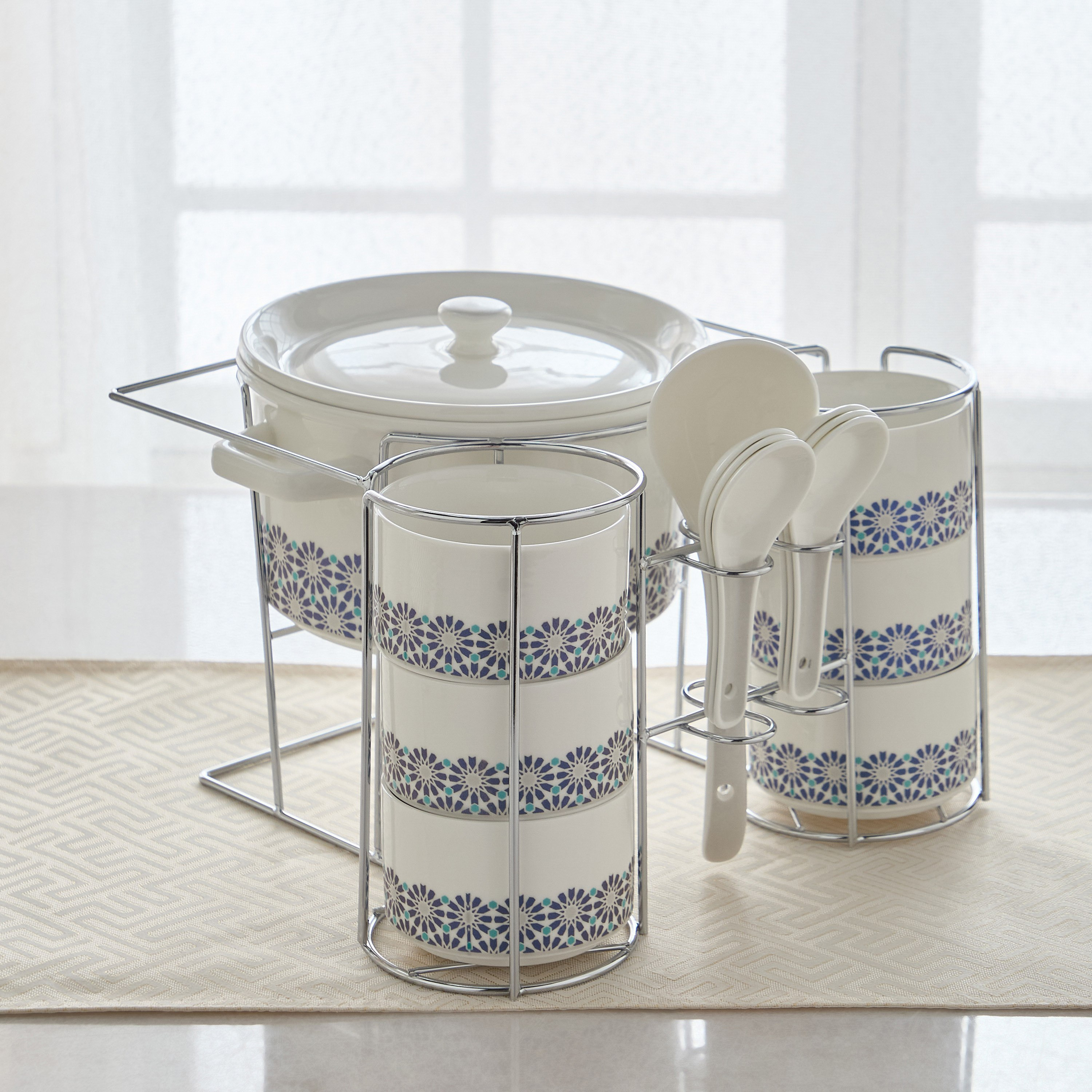 Orchid 16-Piece Soup Set with Stand-hbxdecorandfurnishings-tabletop-serveware-image-1