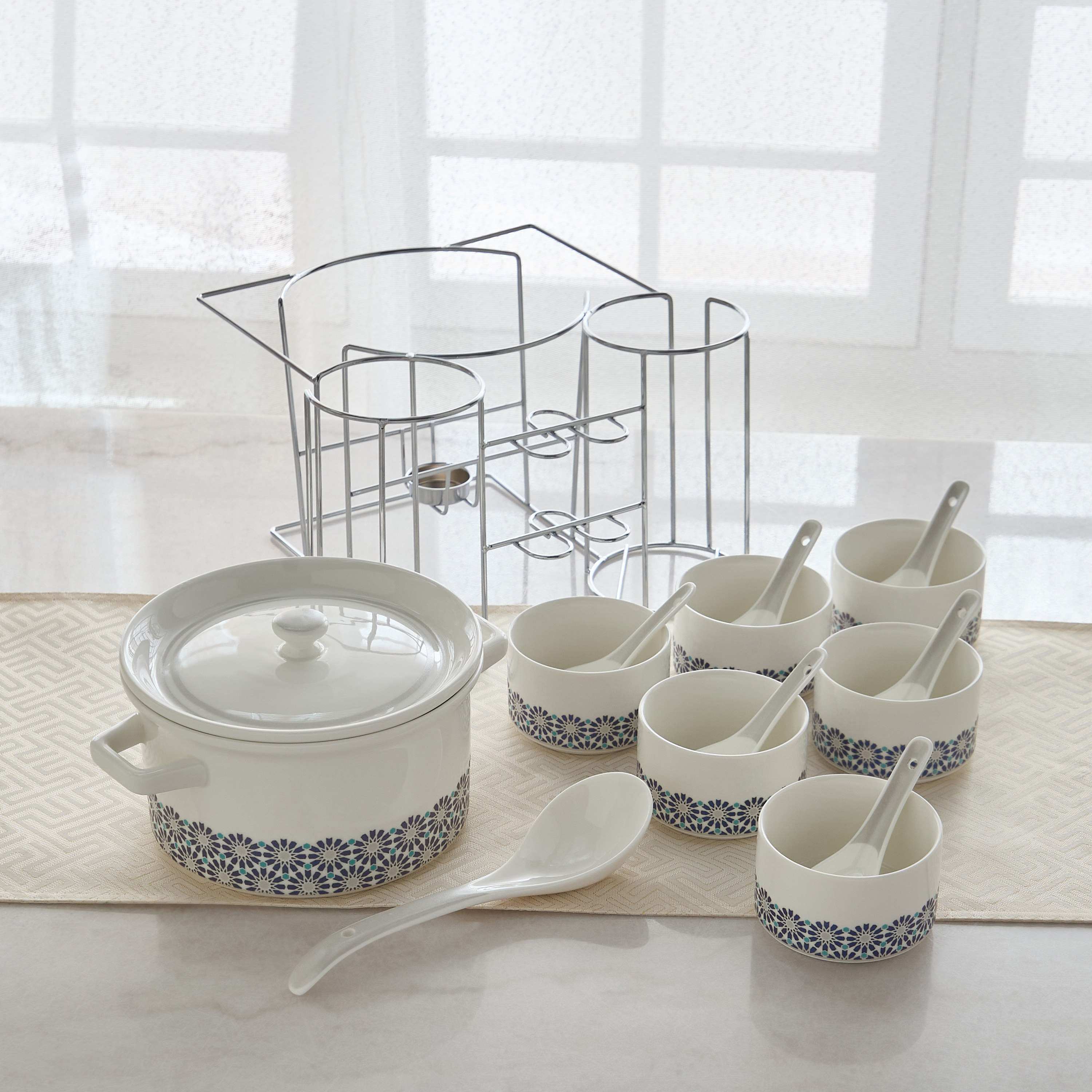 Orchid 16-Piece Soup Set with Stand-hbxdecorandfurnishings-tabletop-serveware-image-2