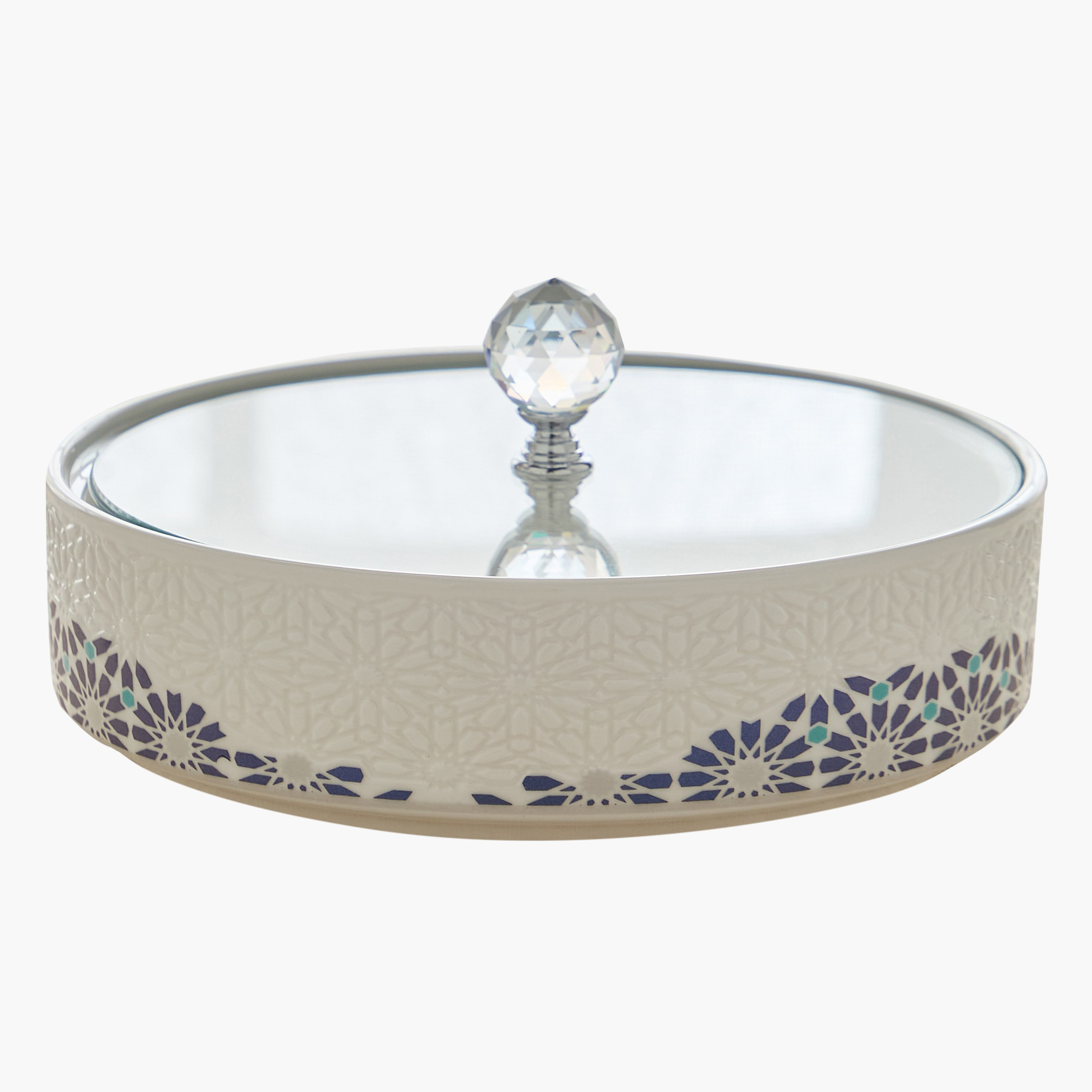 صندوق حلوى بغطاء من أوركيد - 18.5 سم-hbxdecorandfurnishings-tabletop-serveware-image-6