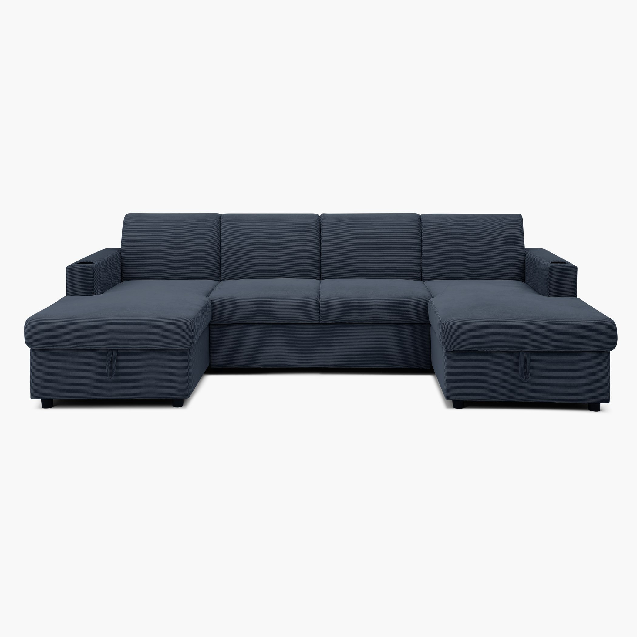 Lecco NXT 5-Seater Fabric Corner with 2-Seater Pullout Sofa Bed and 2 Storage Chaise with Cupholders-hbxfurniture-sofasandarmchairs-sofabeds-image-6