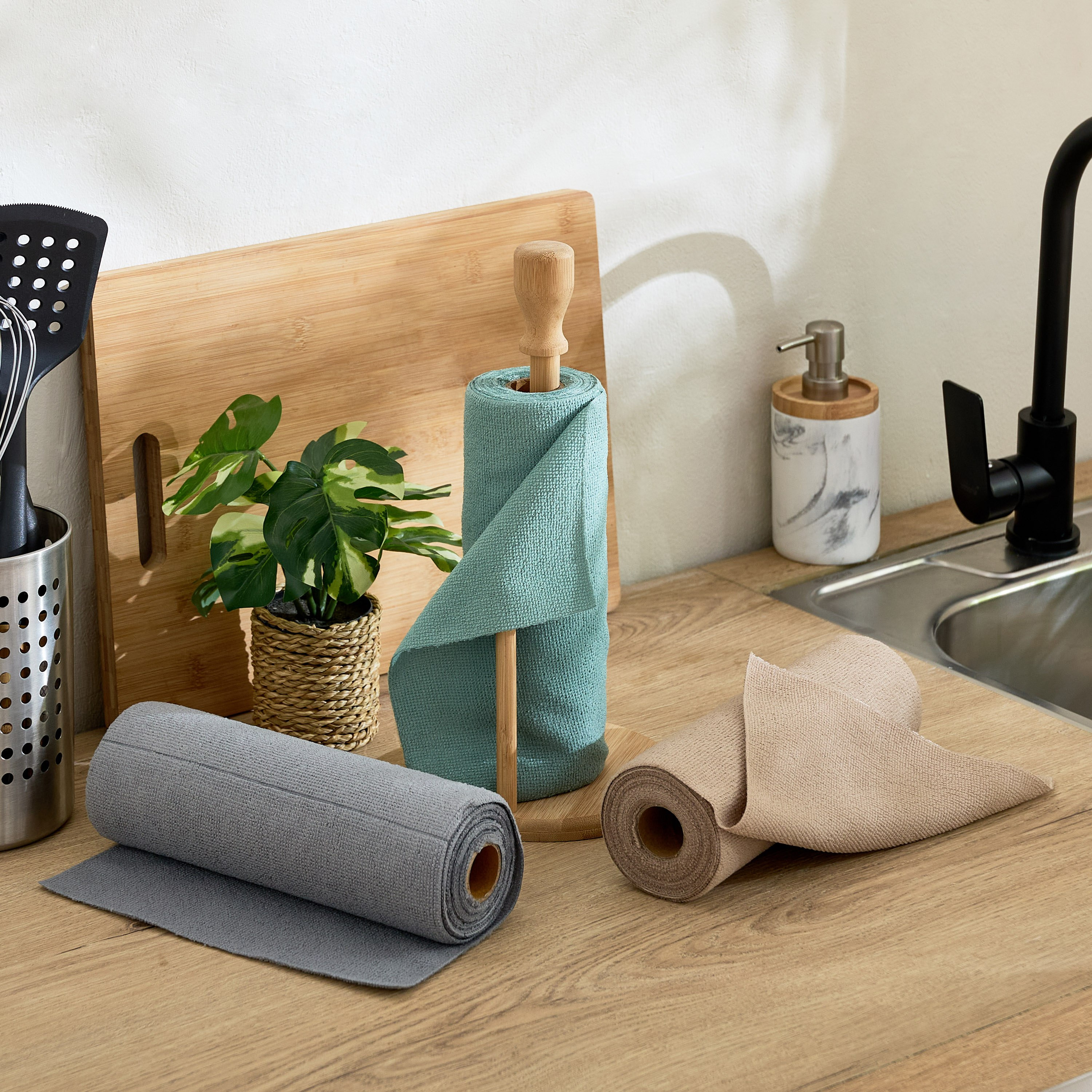 Smartwipe Assorted Reusable Micro Kitchen Towel Roll - 25x25 cm-hbxhomeware-kitchenware-kitchenlinens-image-7
