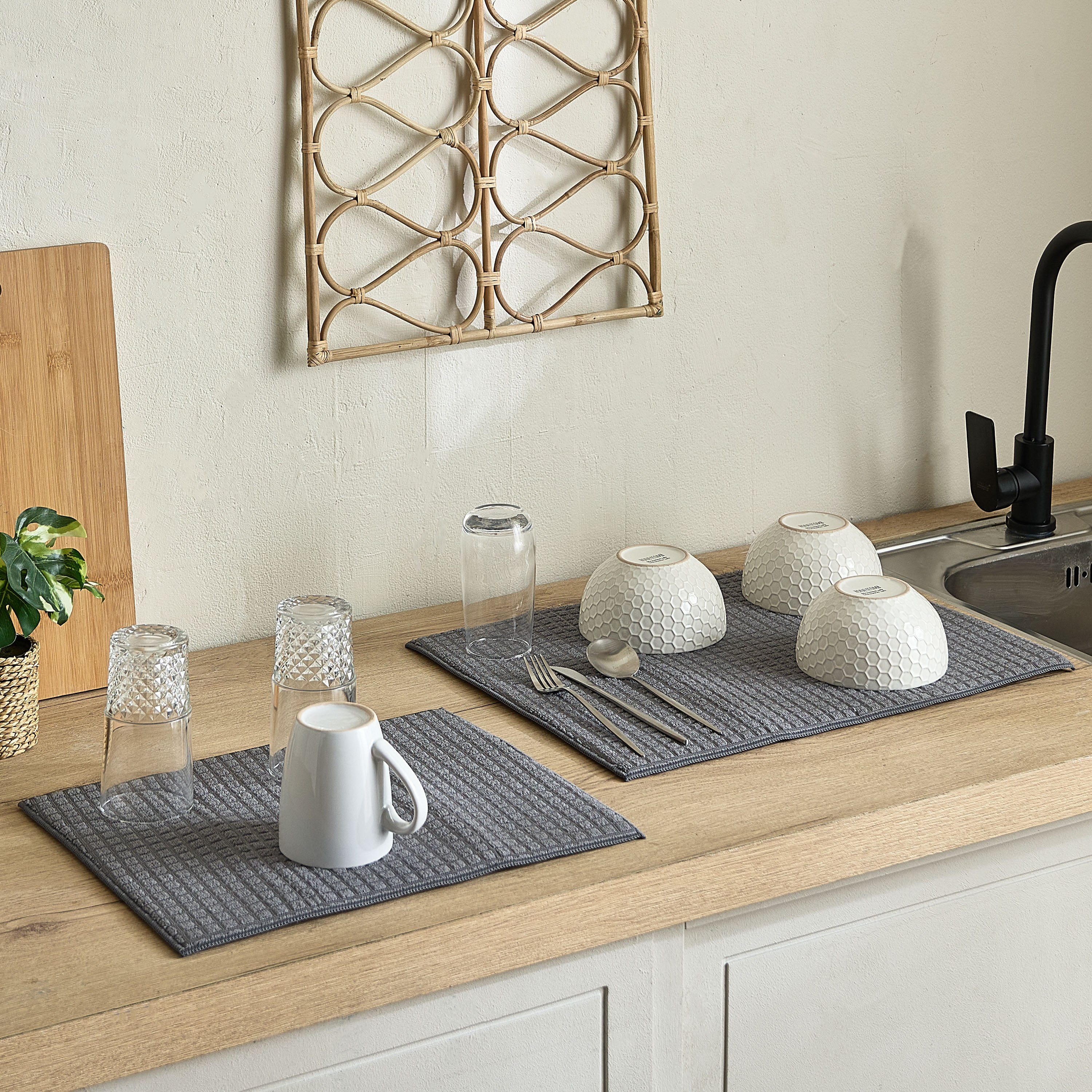 Bristol 2-Piece Microfibre Dish Drying Mat Set - 30x40 cm and 38x50 cm-hbxhomeware-kitchenware-kitchenlinens-image-4