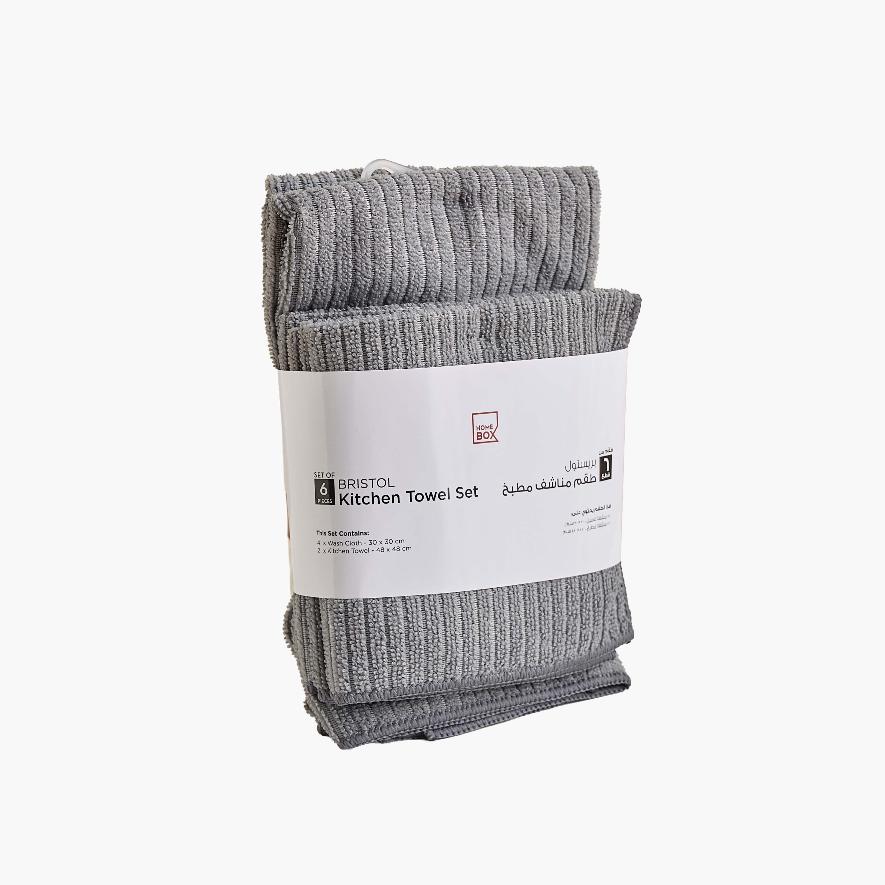 طقم مناشف مطبخ ألياف دقيقة 6 قطع من بريستول-hbxhomeware-kitchenware-kitchenlinens-image-6