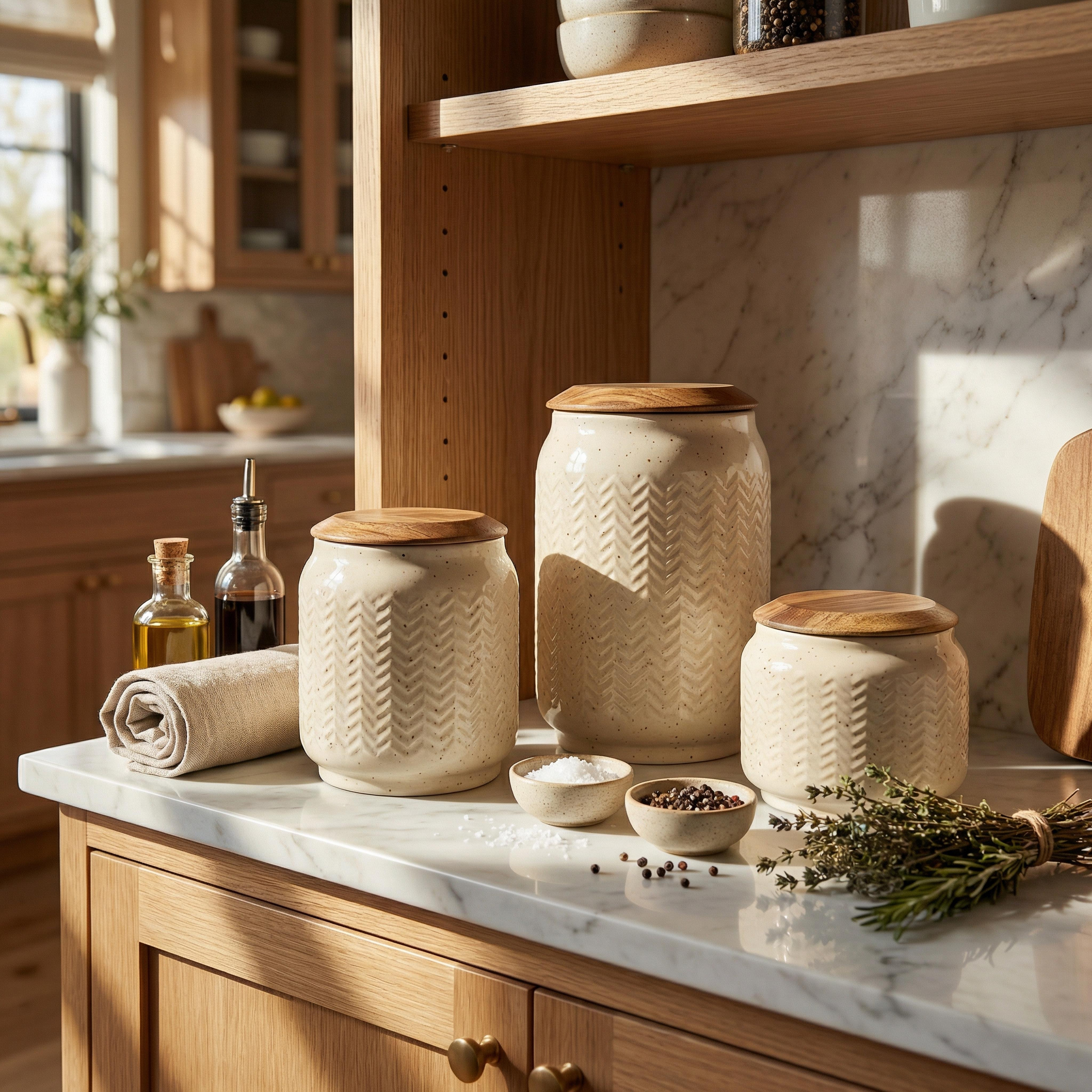 Classic Speckle Embossed Jar - 500 ml-hbxhomeware-hbxkitchen-image-5