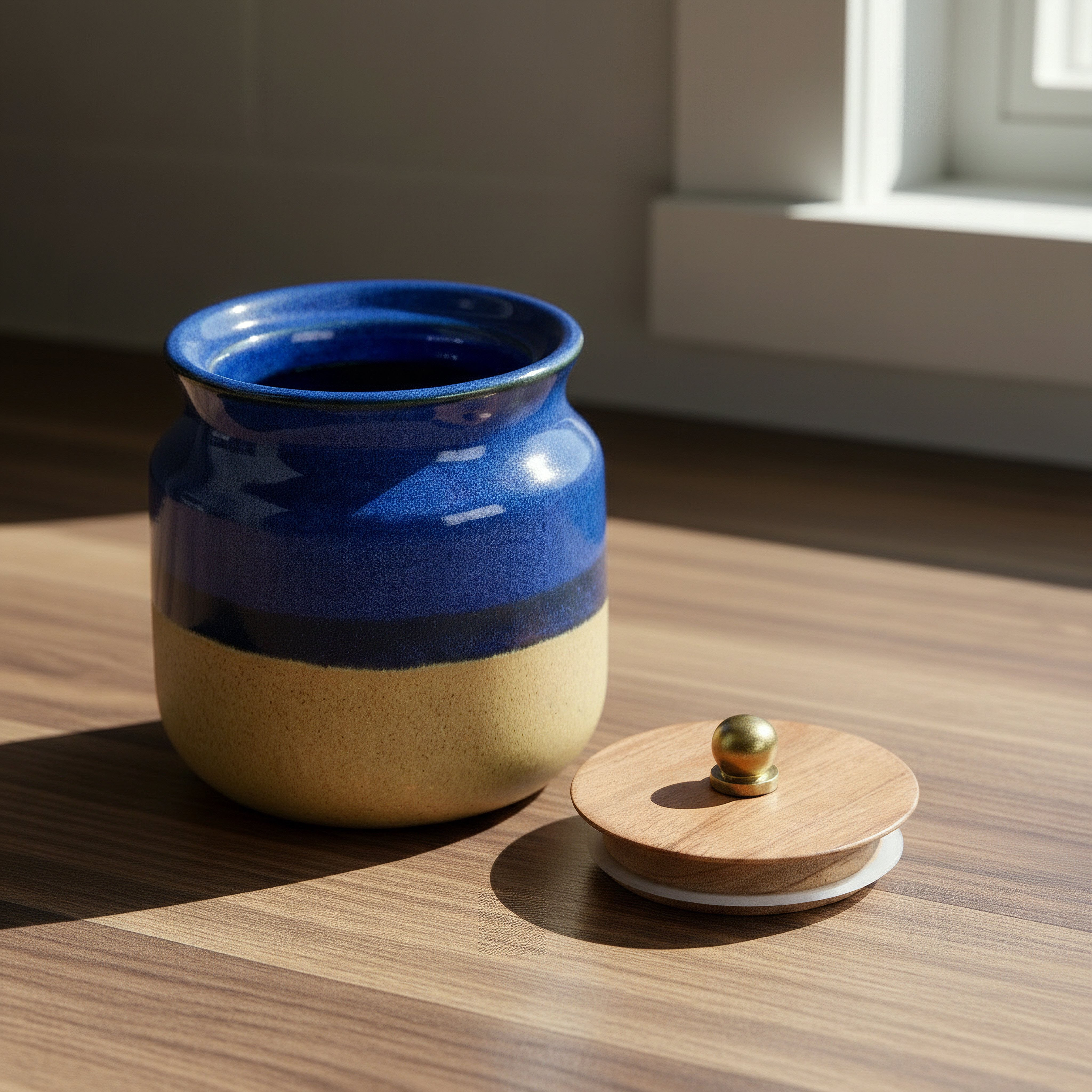 Celestial Ceramic Jar - 750 ml-hbxhomeware-hbxkitchen-image-2