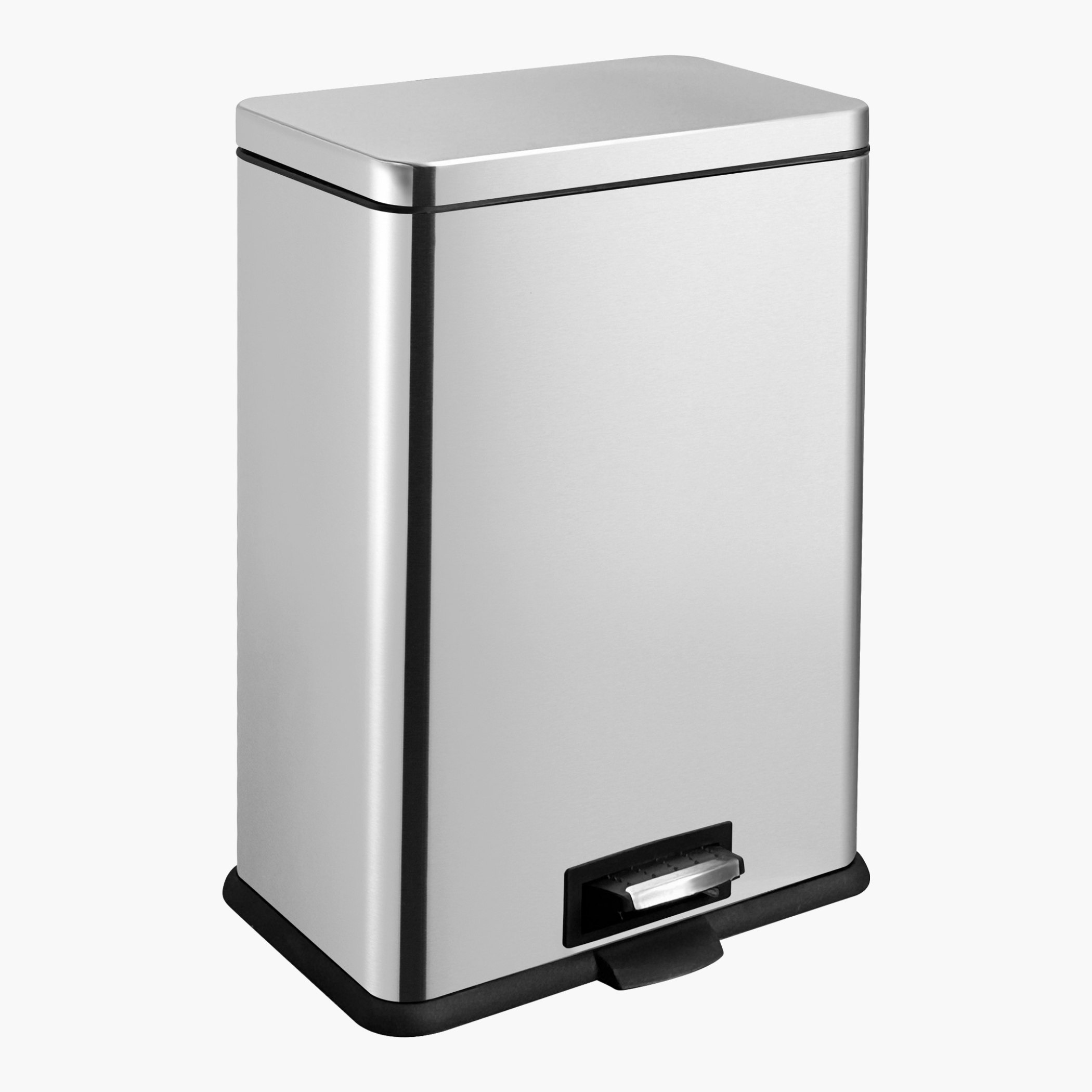 Oliver Stainless Steel Rectangular Pedal Bin - 17 L-hbxhomeware-hbxbathroom-image-2