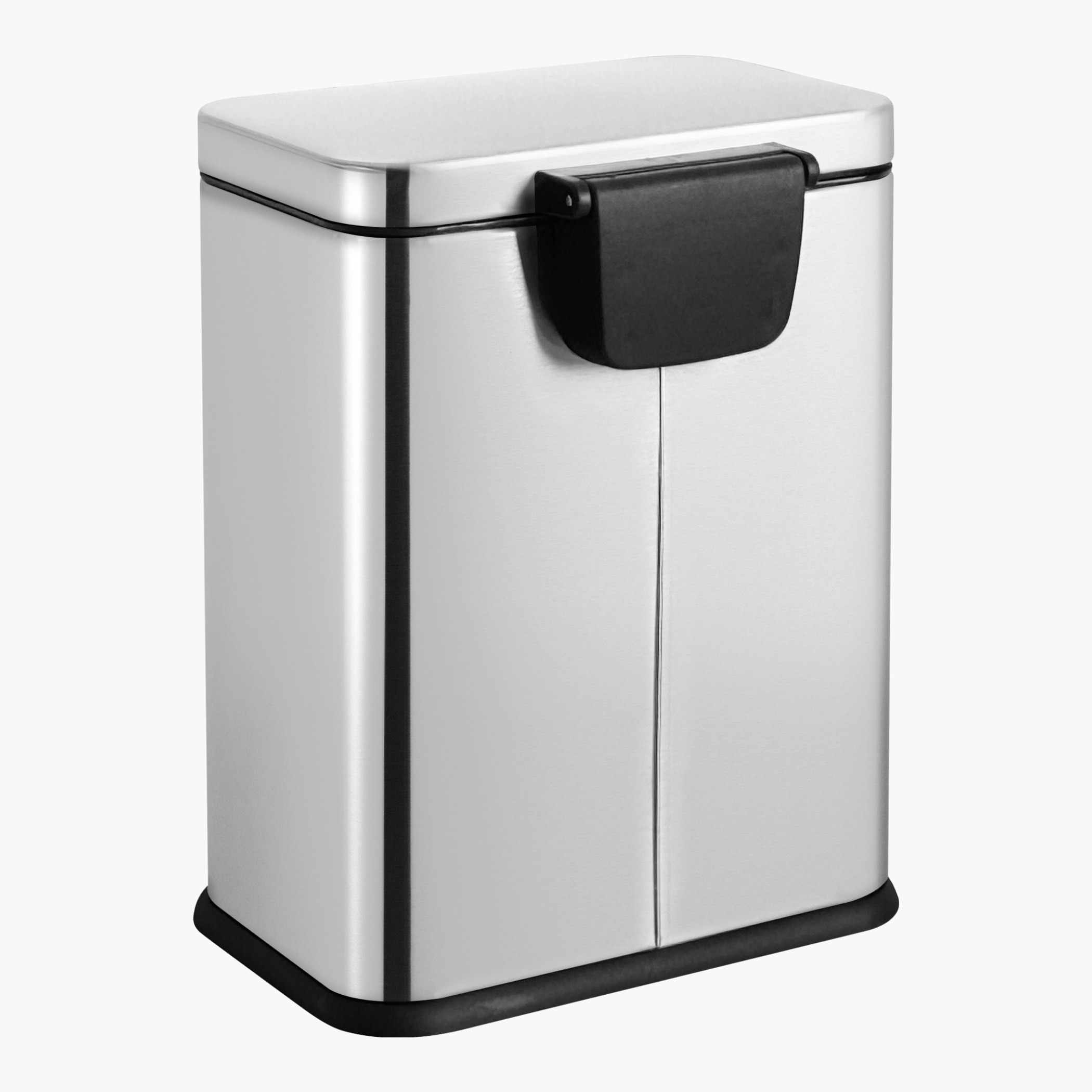 Oliver Stainless Steel Rectangular Pedal Bin - 17 L-hbxhomeware-hbxbathroom-image-3