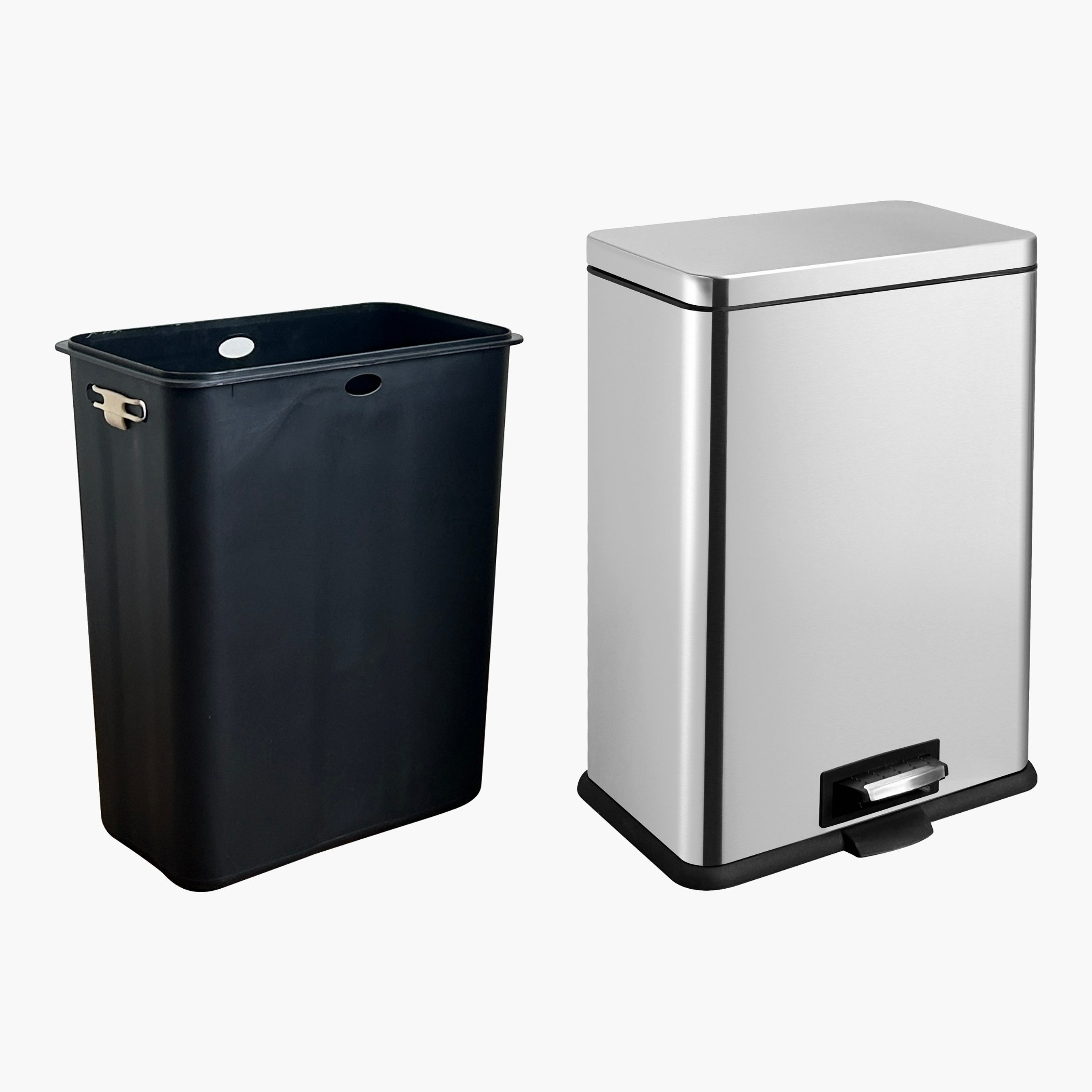 Oliver Rectangular Stainless Steel Pedal Bin - 30 L-hbxhomeware-hbxbathroom-image-5