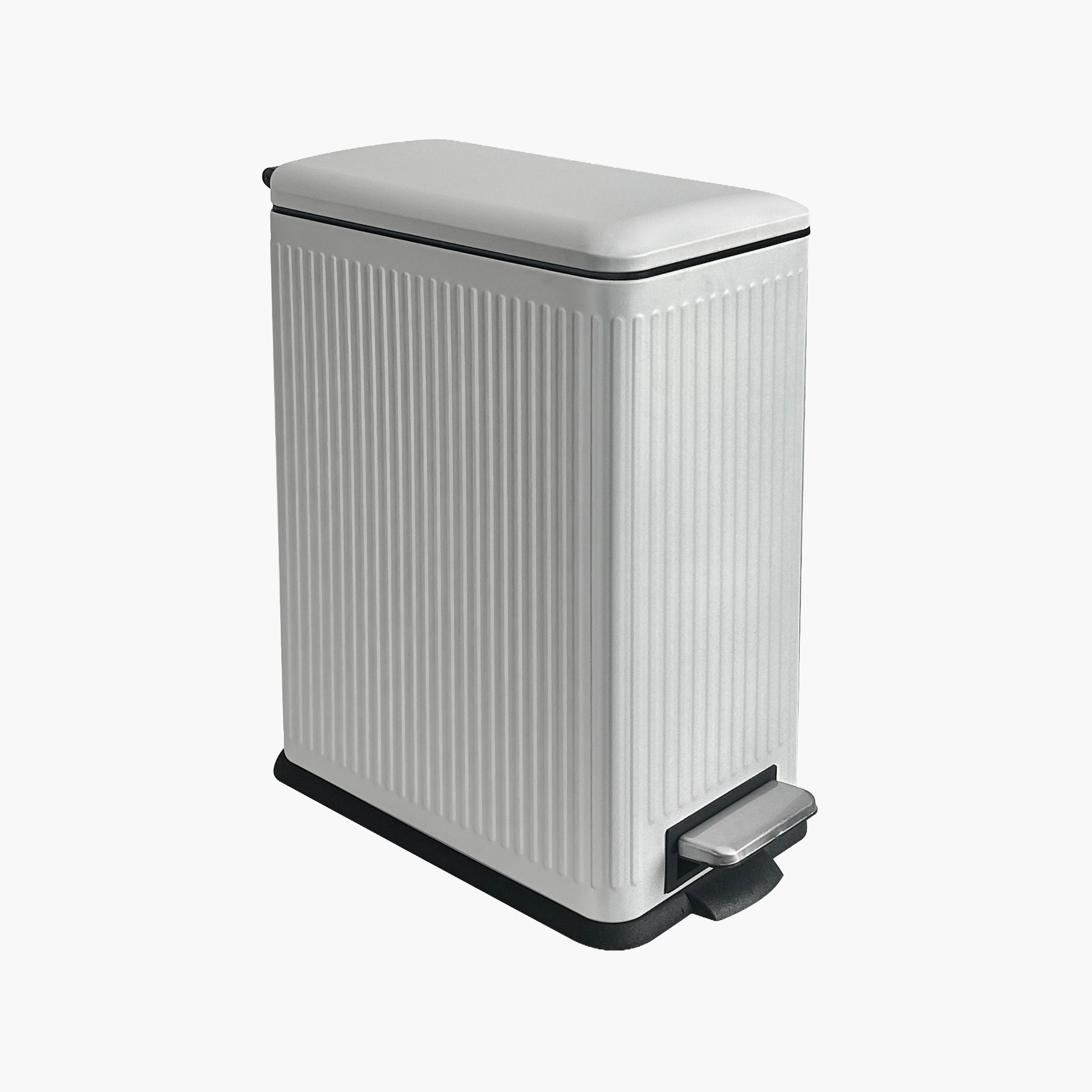 Nyla Rectangular Stainless Steel Pedal Bin - 30 L-hbxhomeware-hbxbathroom-image-2