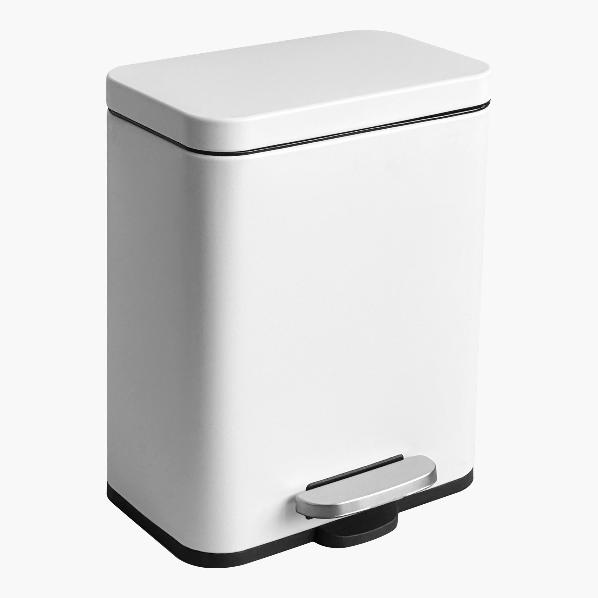 Morgen Rectangular Stainless Steel Pedal Bin - 5 L-hbxhomeware-hbxbathroom-image-2
