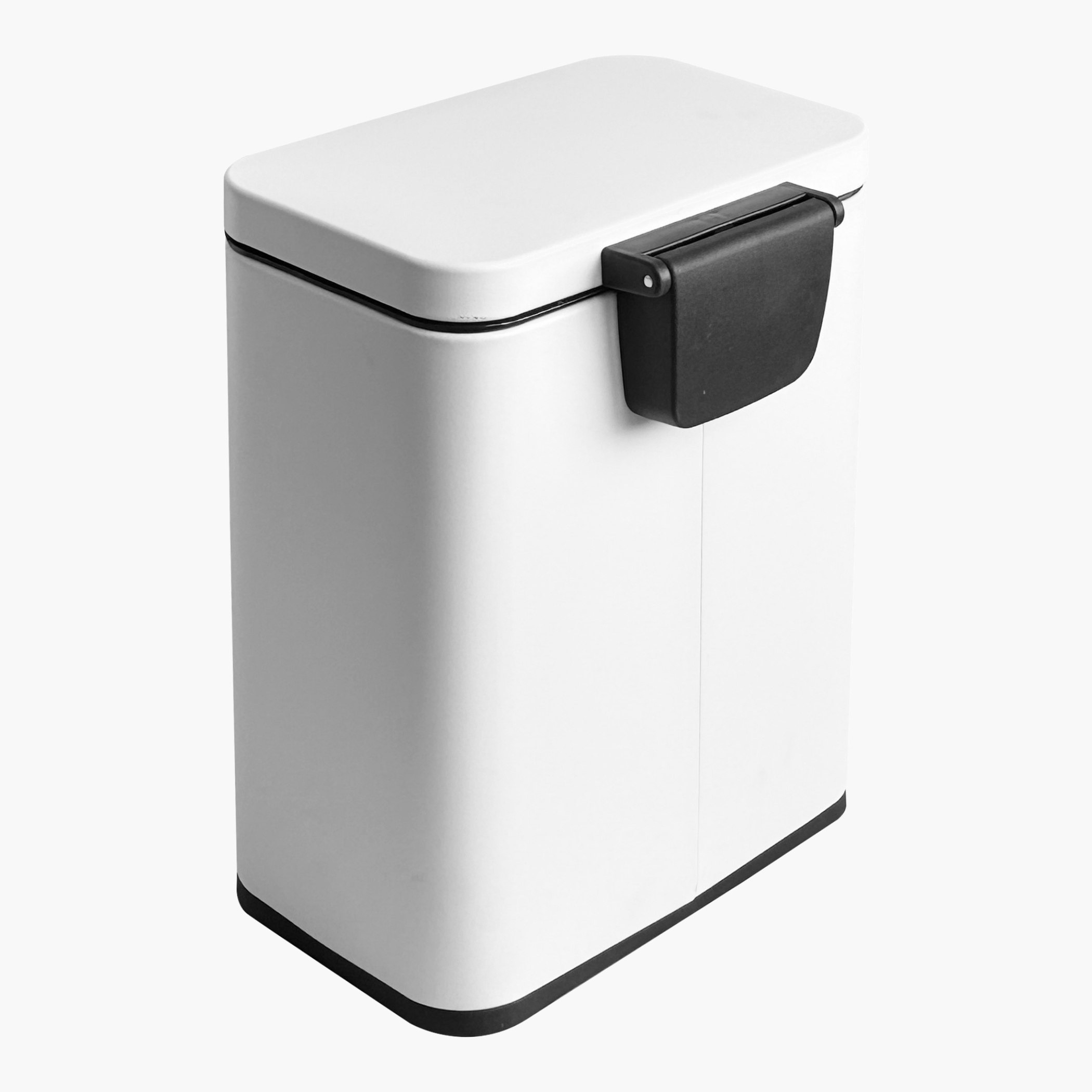 Morgen Rectangular Stainless Steel Pedal Bin - 5 L-hbxhomeware-hbxbathroom-image-3