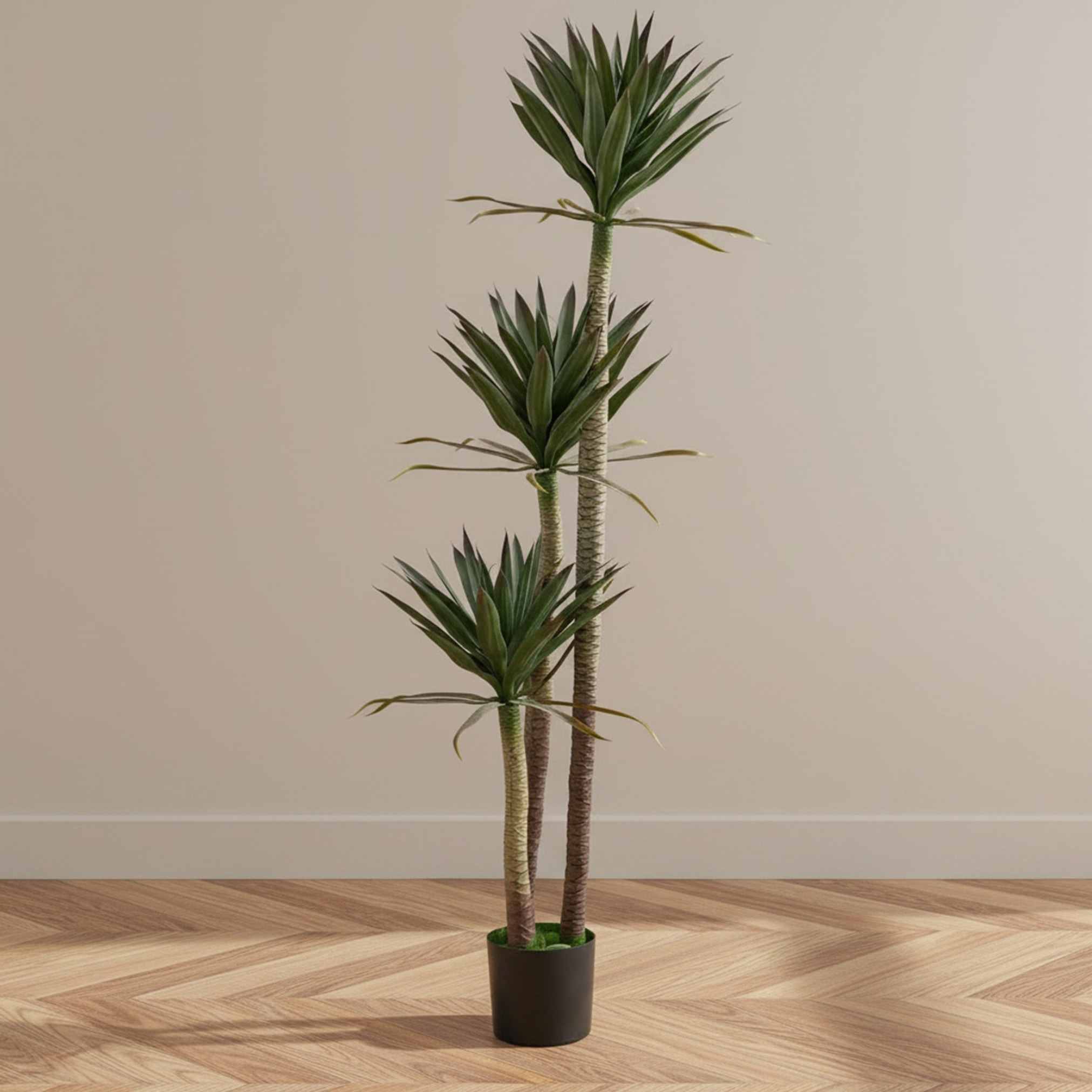 Teodora Artificial Cycas Tree - 180 cm-hbxdecorandfurnishings-homeaccessories-artificialflowersandplants-image-1