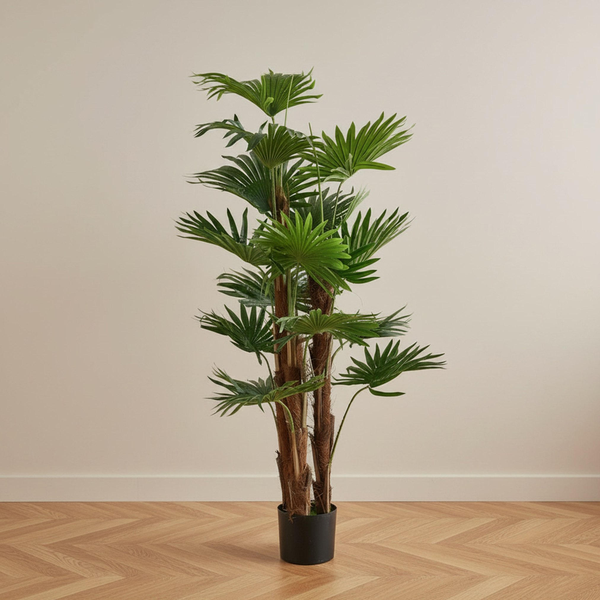 شجرة نخيل مروحة صناعية من تيودورا - 150 سم-hbxdecorandfurnishings-homeaccessories-artificialflowersandplants-image-1
